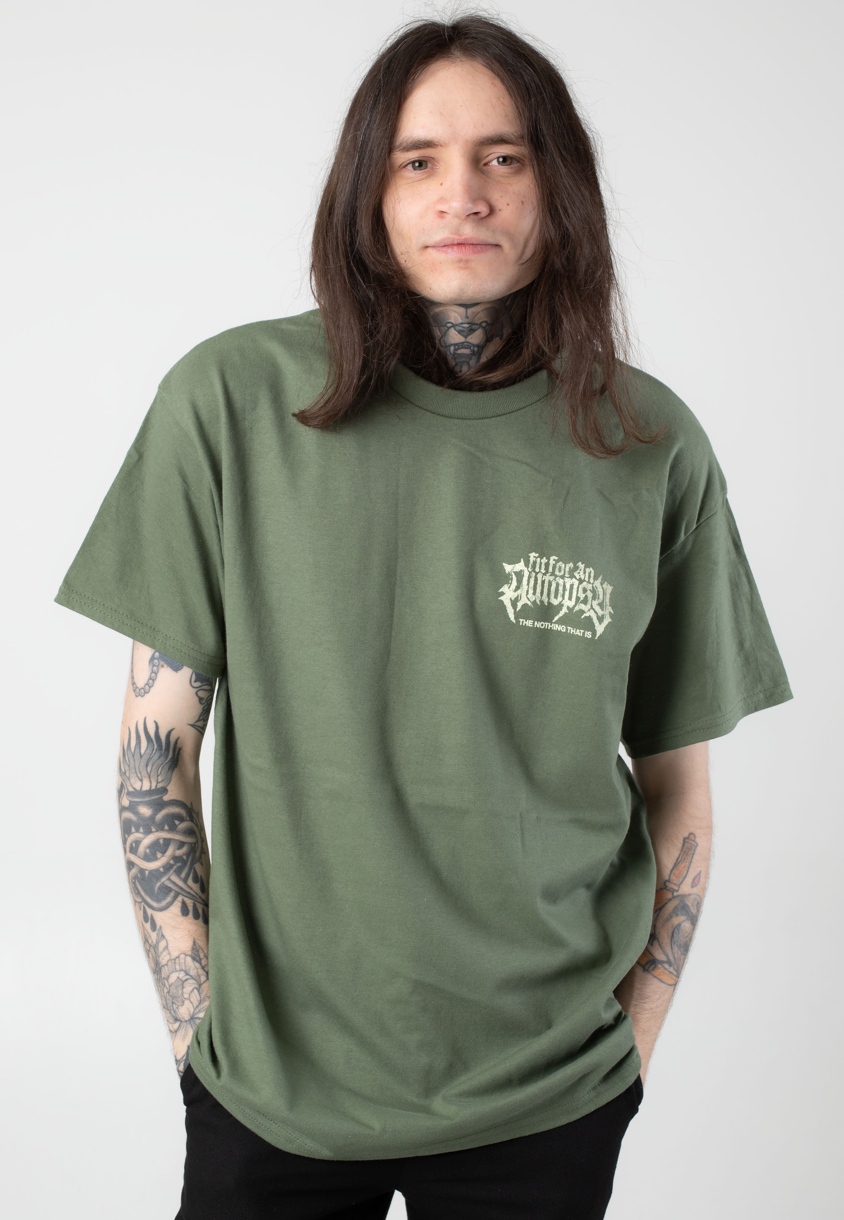 Fit For An Autopsy - Hostage Military Green - T-Shirt | Men-Image