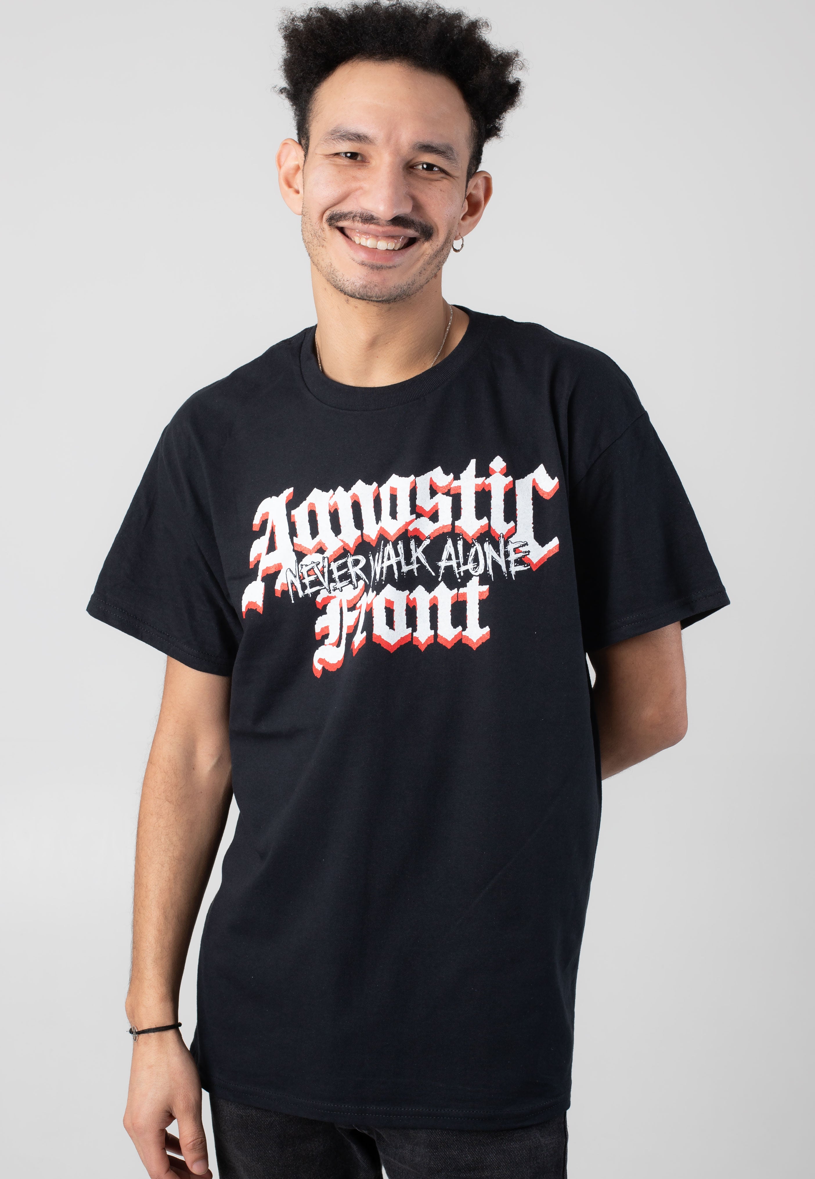Agnostic Front - Never Walk Alone - T-Shirt | Men-Image