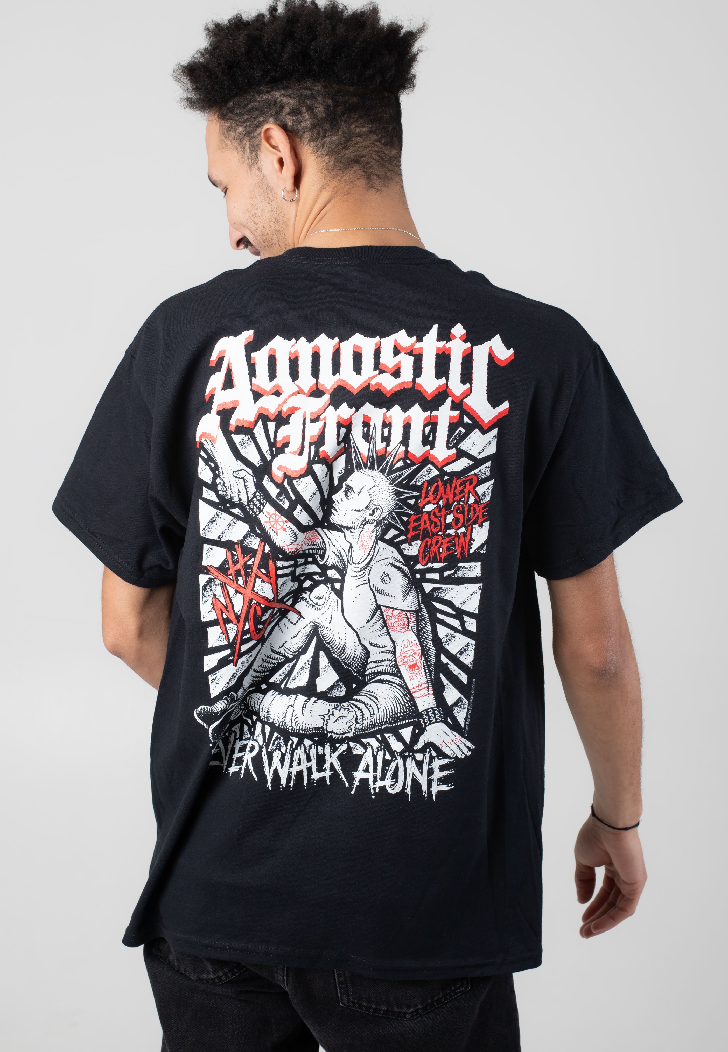 Agnostic Front - Never Walk Alone - T-Shirt | Men-Image