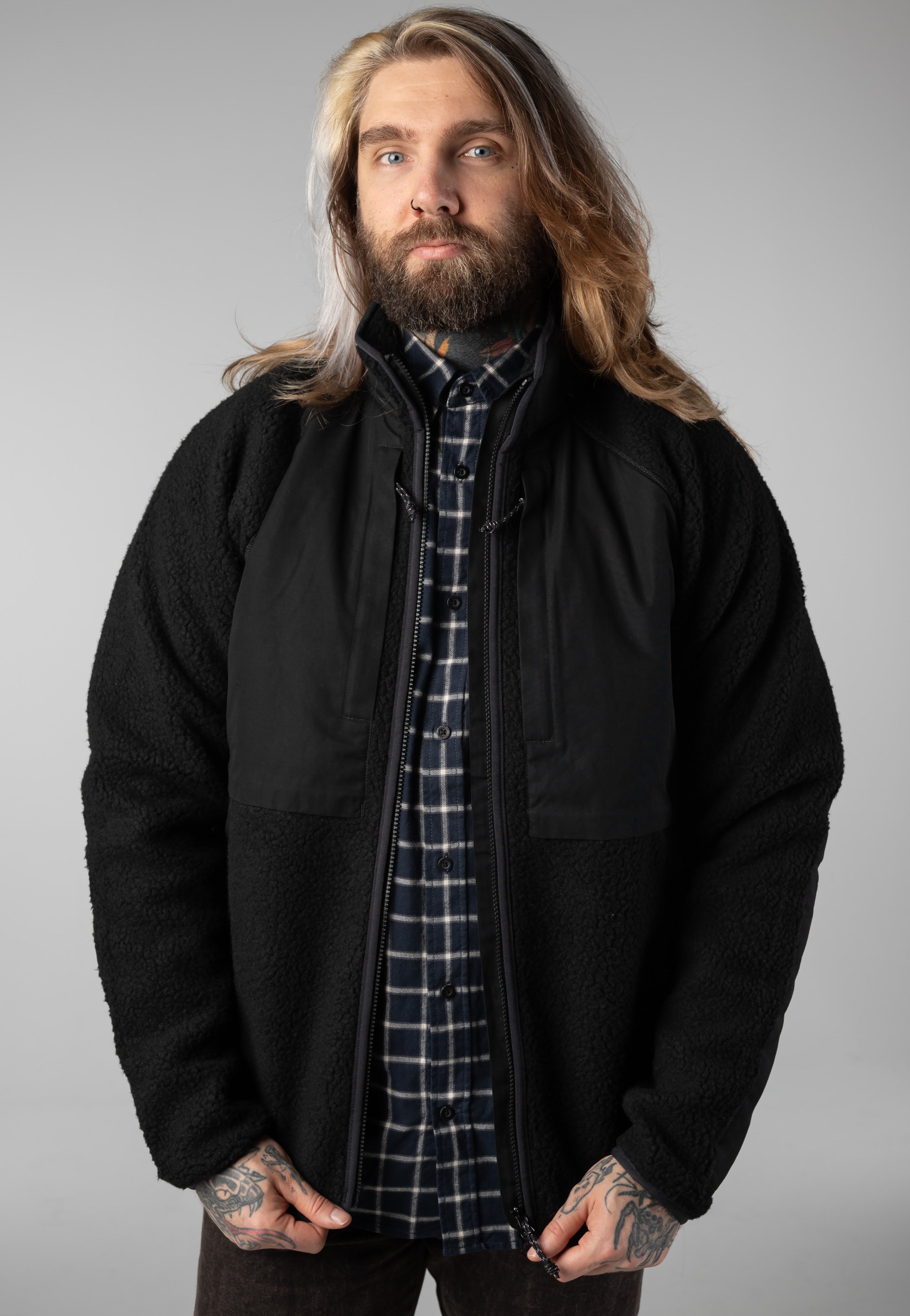 Fjällräven - Vardag Pile Black/Black - Jacket | Men-Image