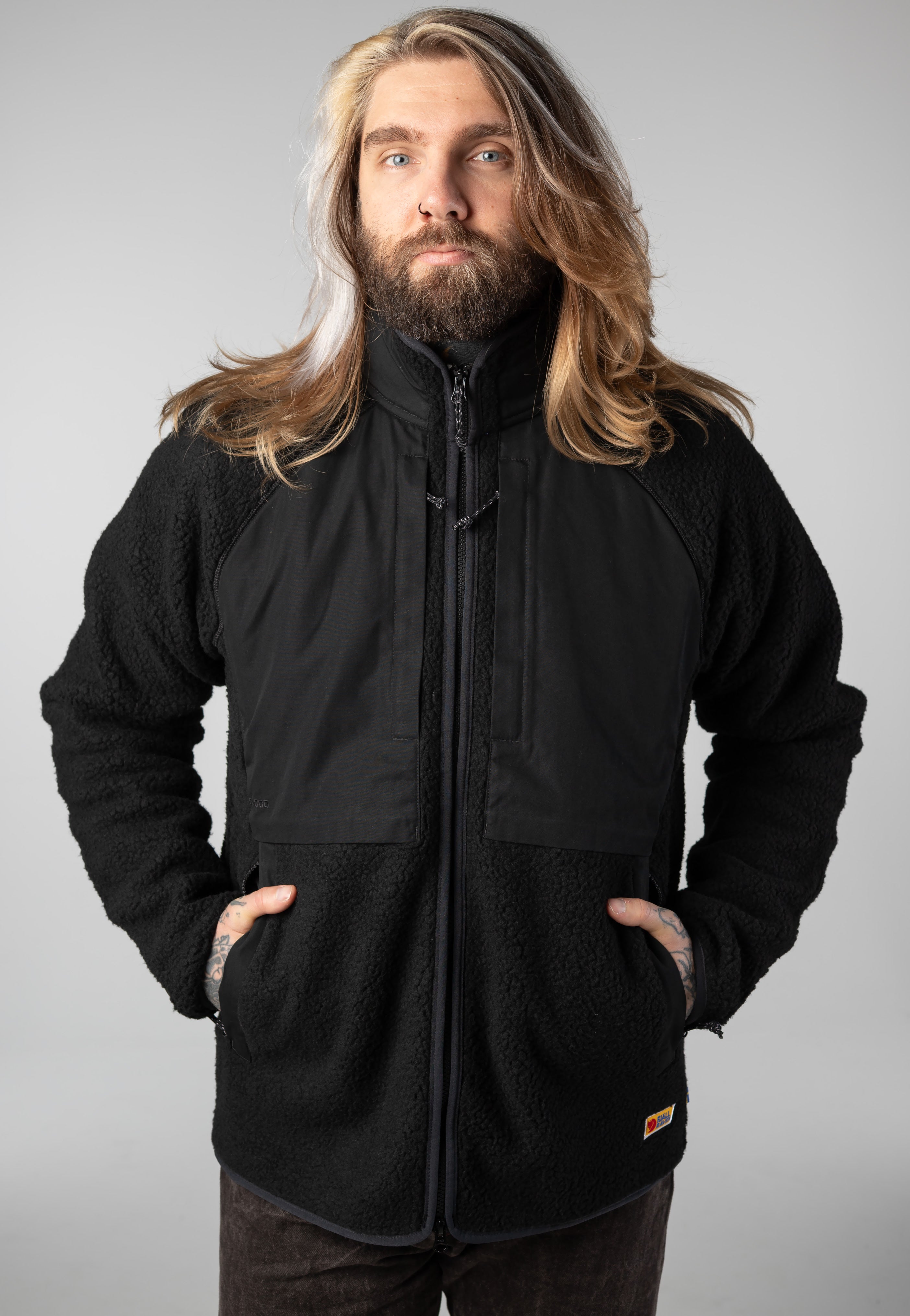 Fjällräven - Vardag Pile Black/Black - Jacket | Men-Image