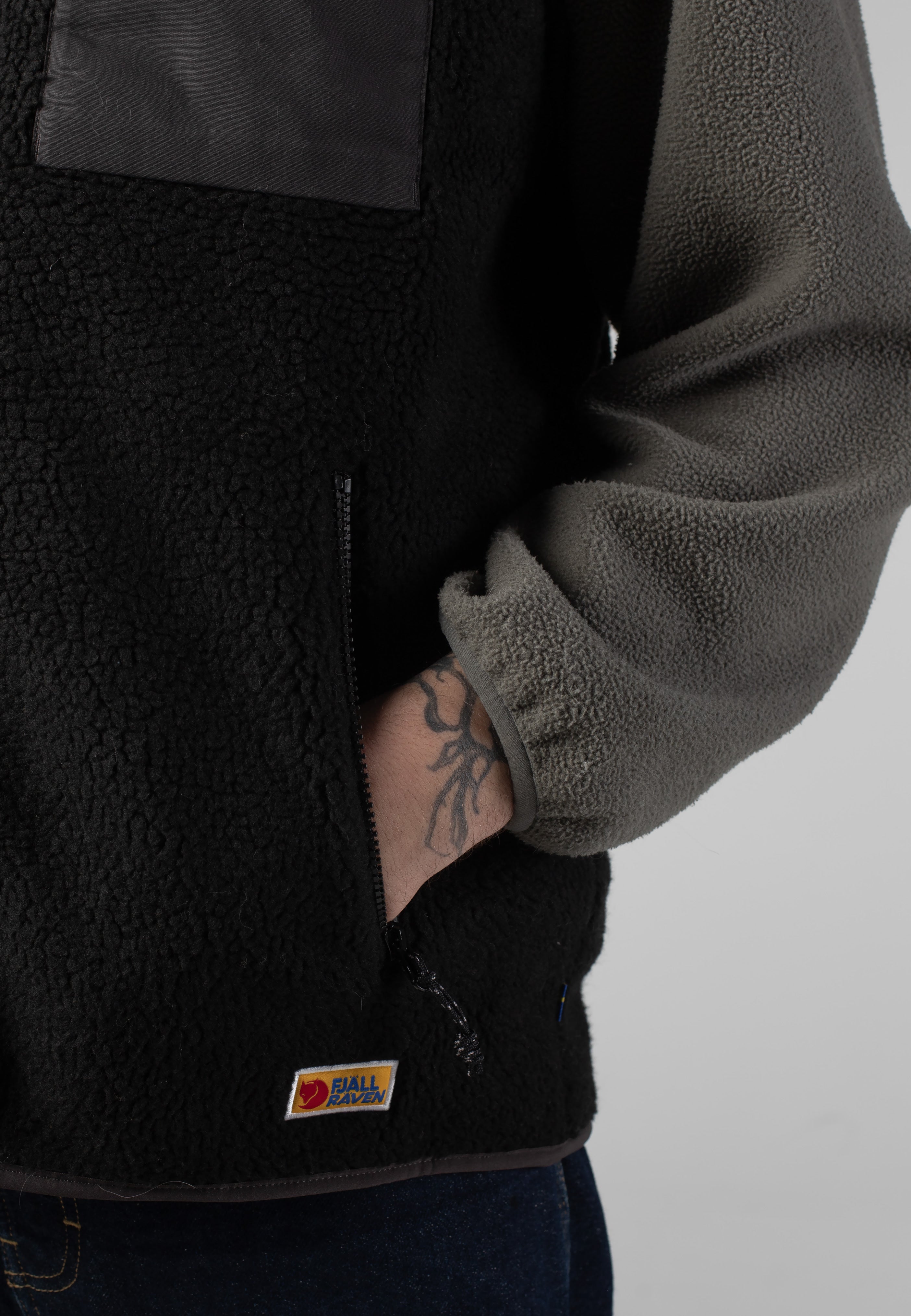 Fjällräven - Vardag Pile Fleece Black/Dark Grey - Vest | Men-Image