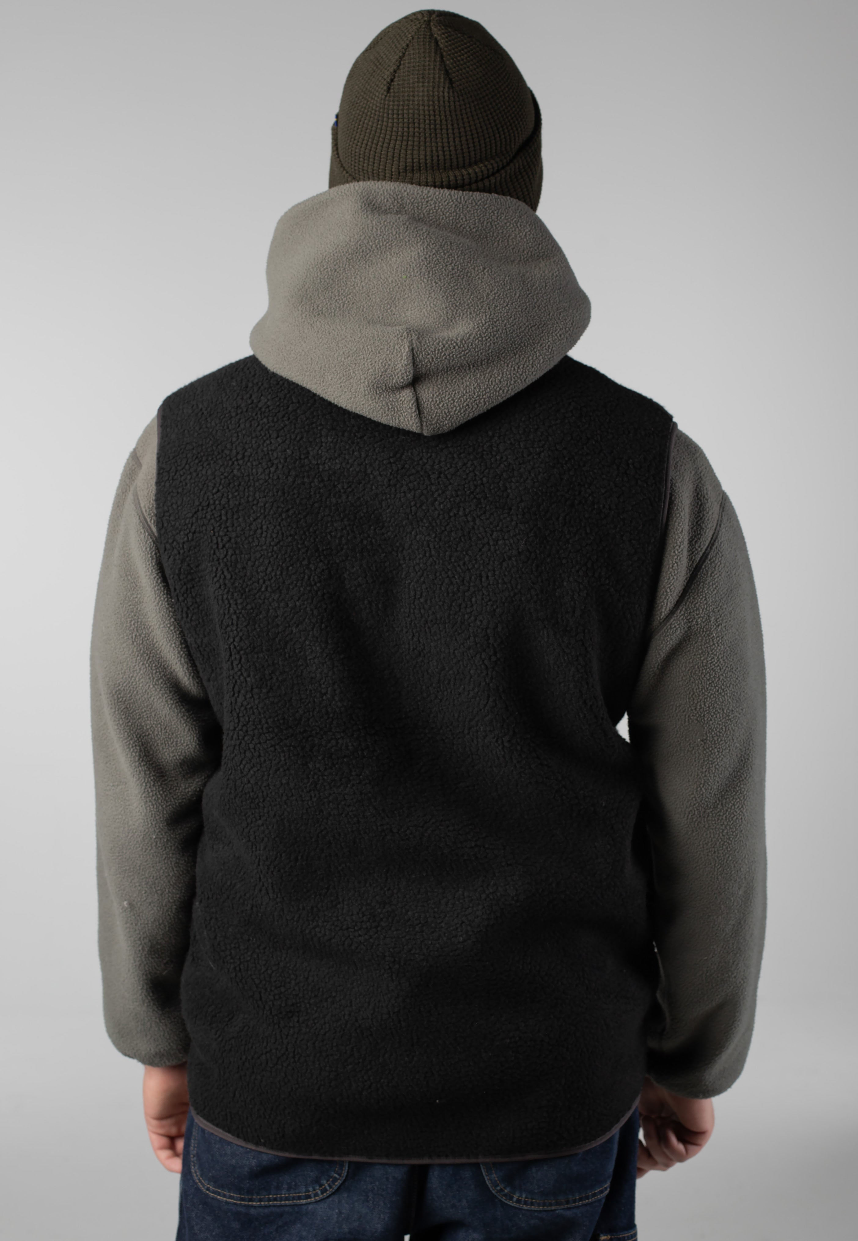 Fjällräven - Vardag Pile Fleece Black/Dark Grey - Vest | Men-Image