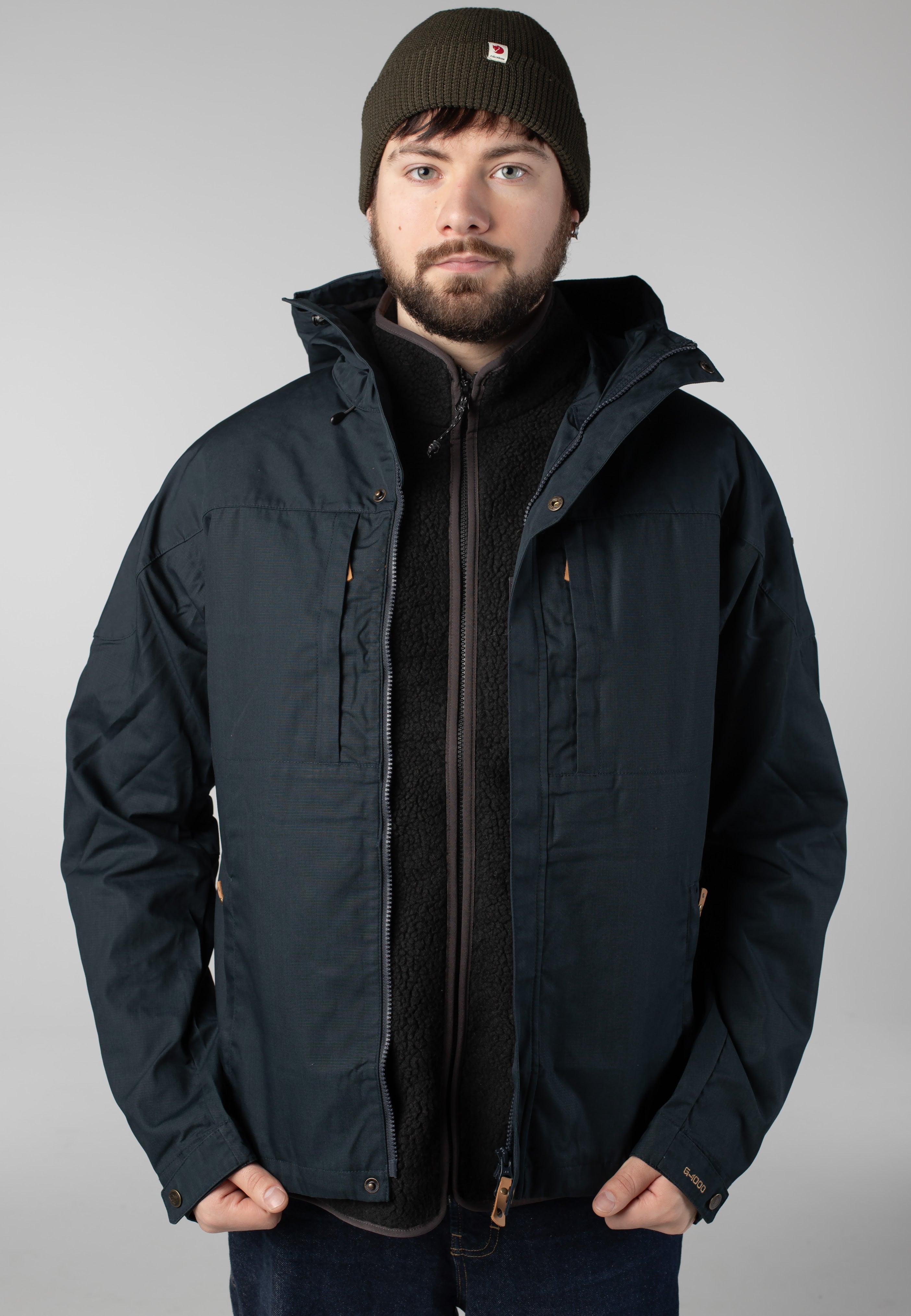 Fjällräven - Skogsö Dark Navy - Windbreaker | Men-Image