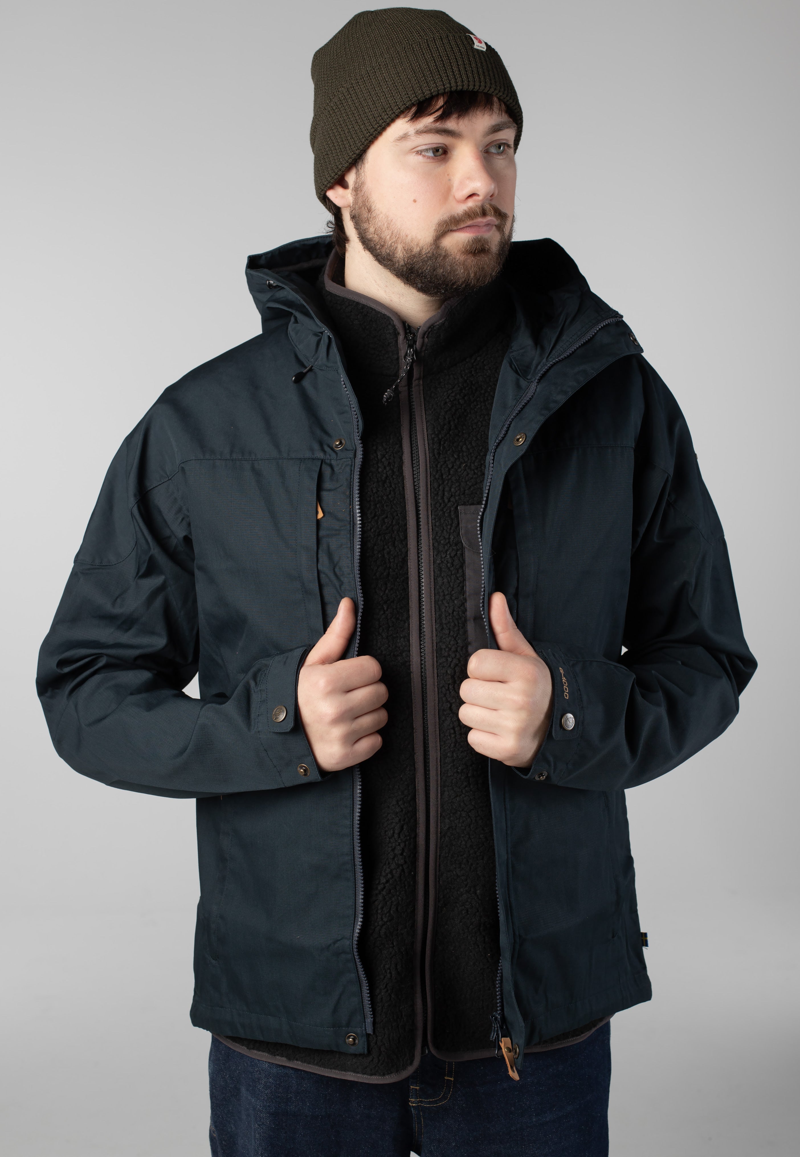 Fjällräven - Skogsö Dark Navy - Windbreaker | Men-Image