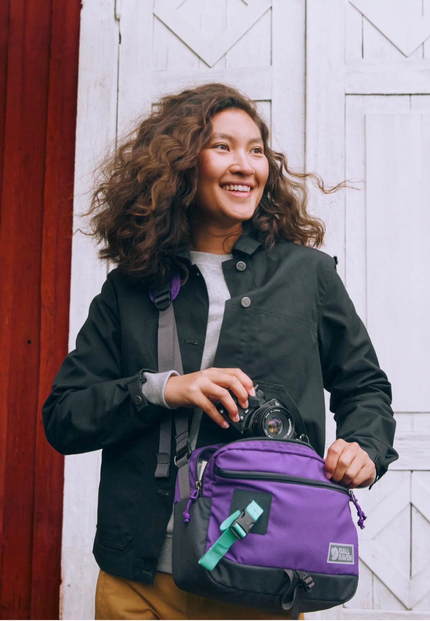 Fjällräven - Vardag 6 Violette/Coal Black - Shoulder Bag | Neutral-Image