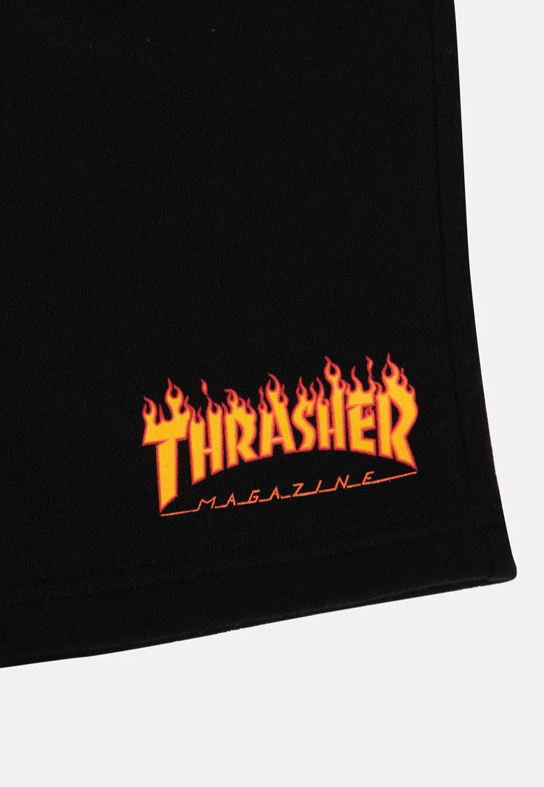 Thrasher - Flame P.E. Black - Shorts | Men-Image
