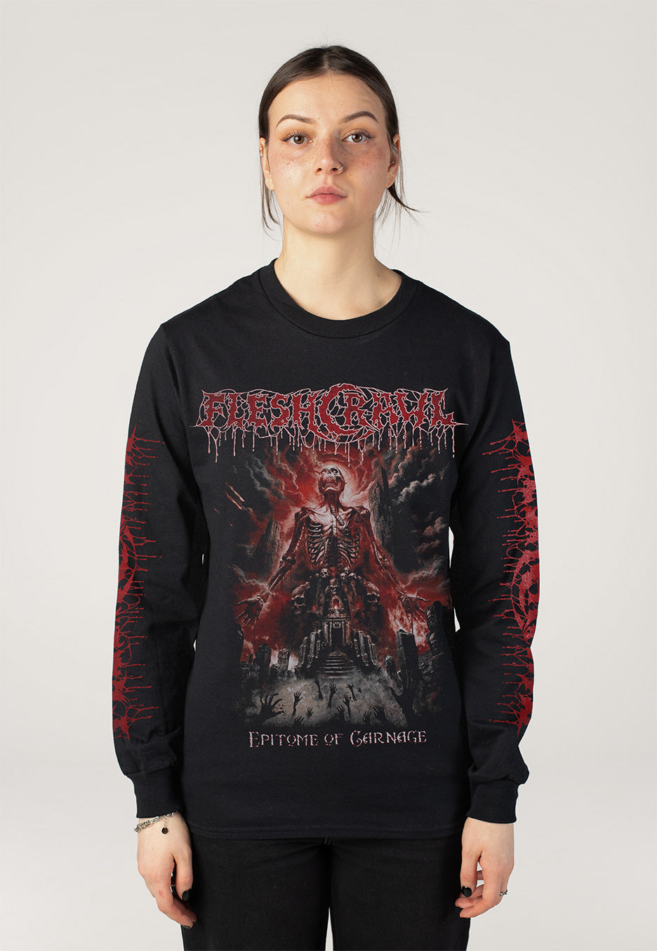 Fleshcrawl - Epitome Of Carnage - Longsleeve | Women-Image