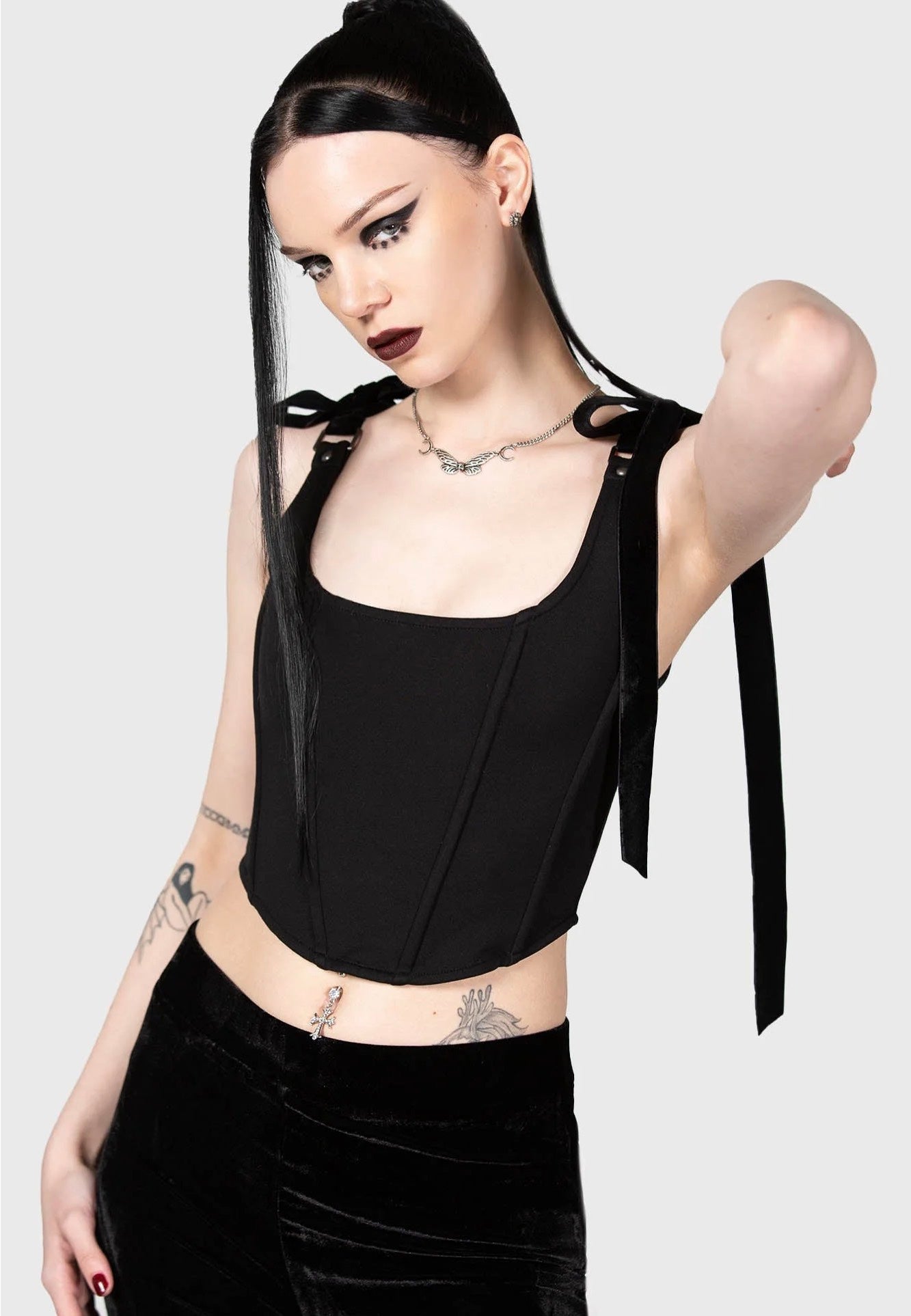Killstar - Flora Black - Corset | Women-Image