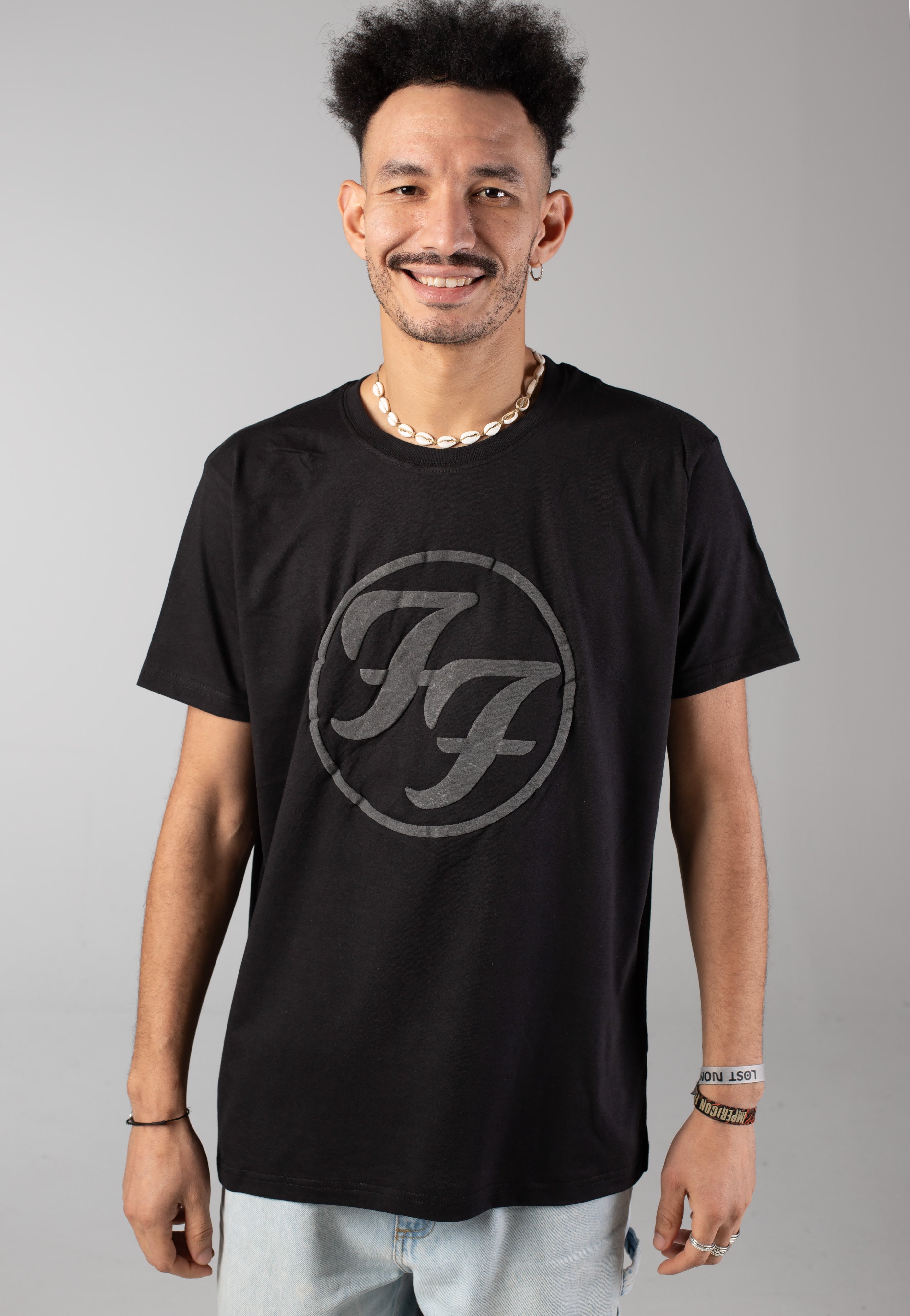 Foo Fighters - FF Logo Puff Print - T-Shirt