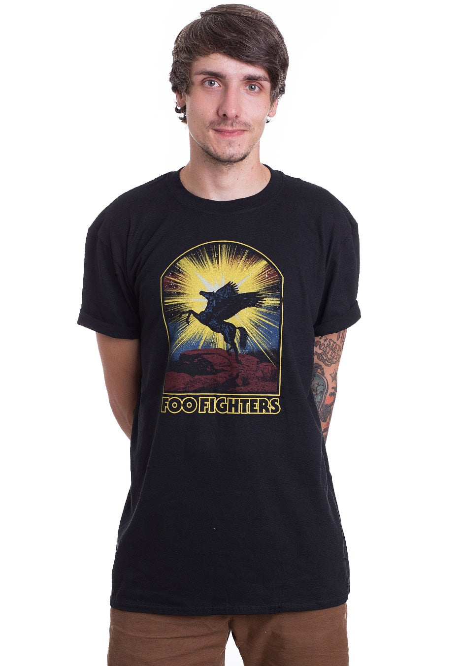 Foo Fighters - Winged Horse - T-Shirt | Men-Image
