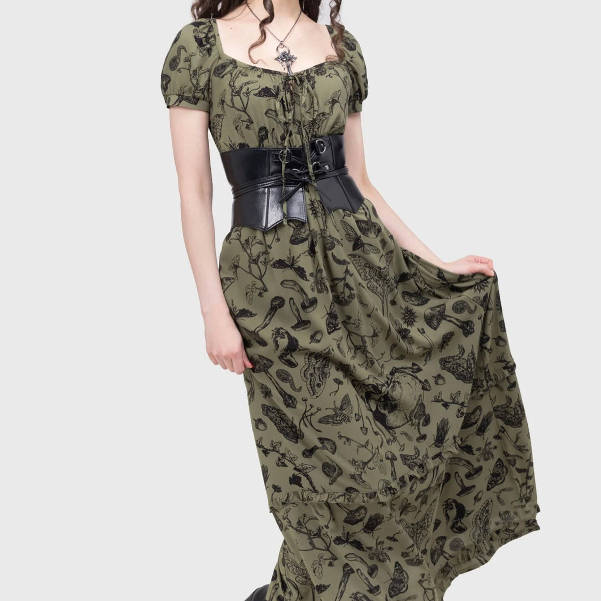 Killstar - Forestine Maxi Green - Dress