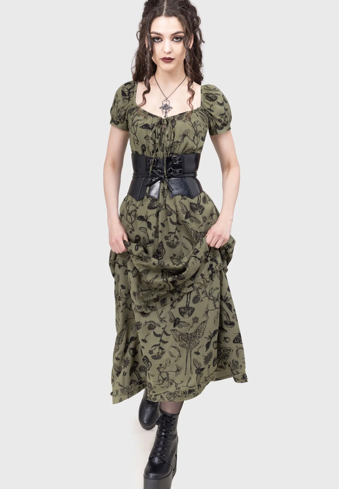 Killstar - Forestine Maxi Green - Dress | Women-Image