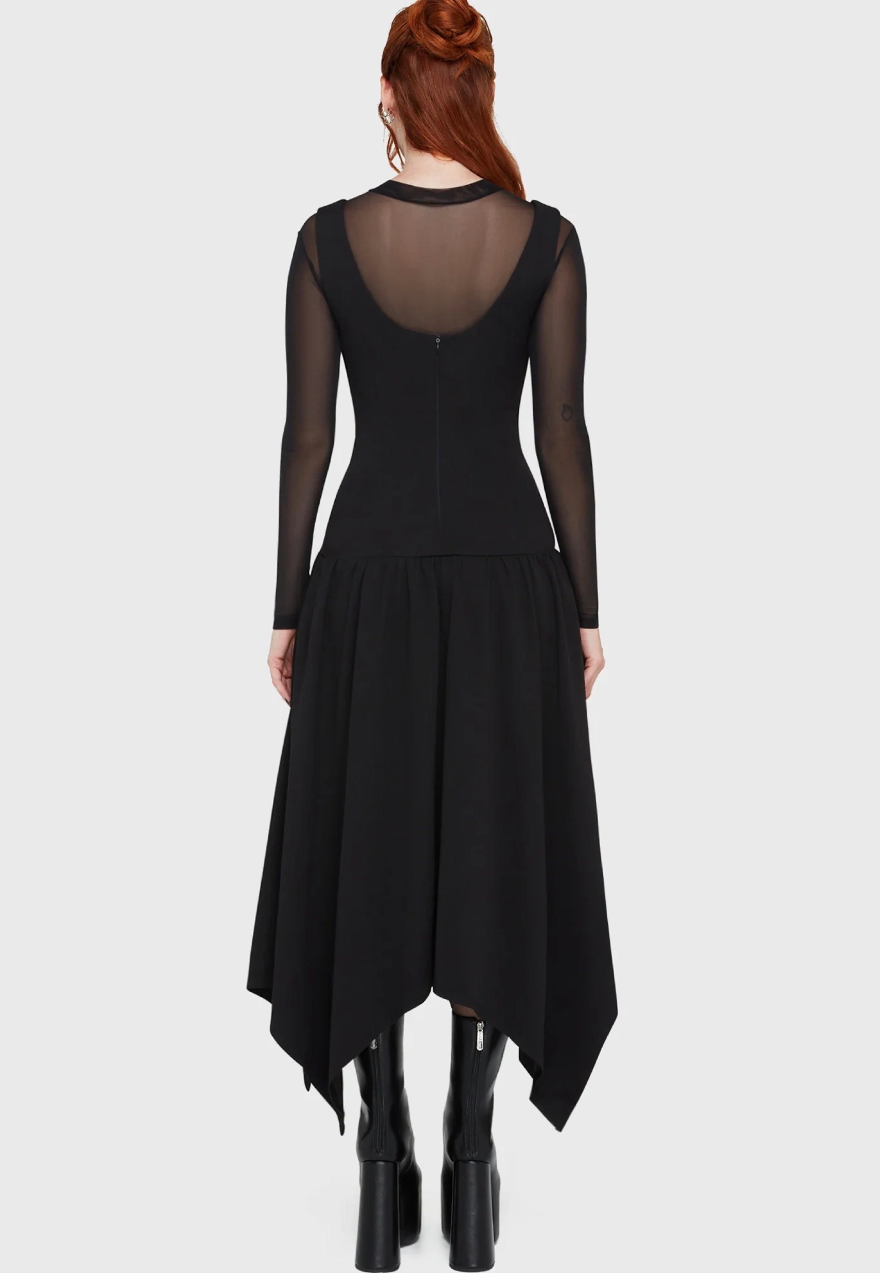Killstar - Forsaken Grove Black/Scuba - Dress | Women-Image