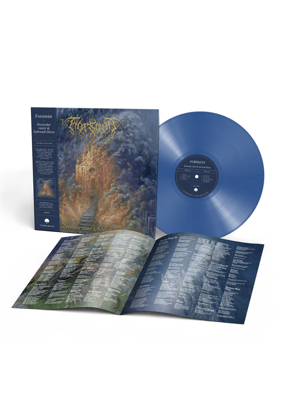 Forsmán Brenndar Rústir og Fuðrandi Fjörur Ltd. Solid Blue Colored Vinyl | Neutral-Image