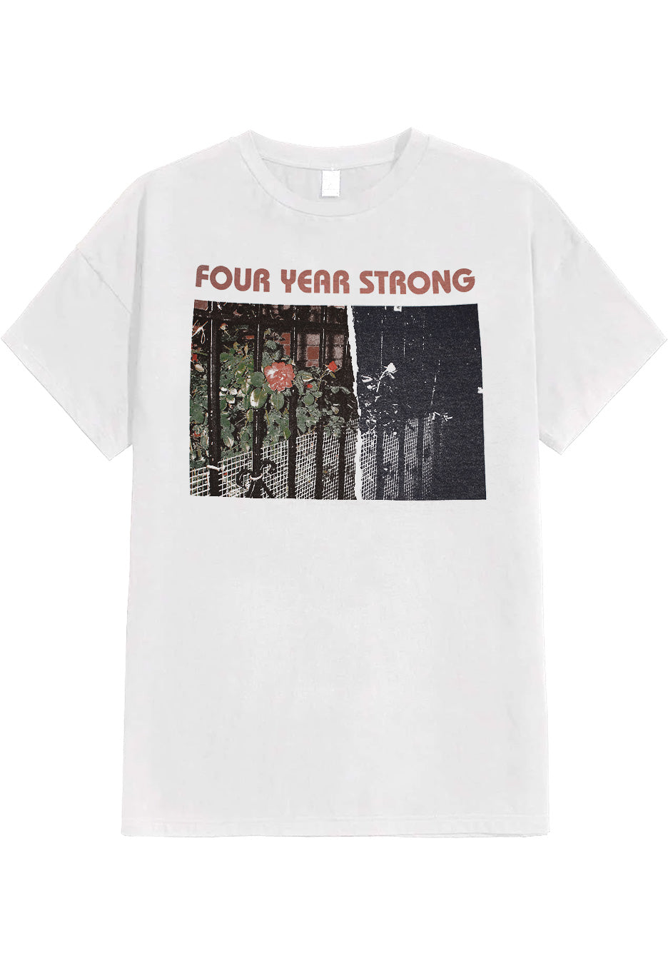 Four Year Strong - Flower White - T-Shirt | Neutral-Image