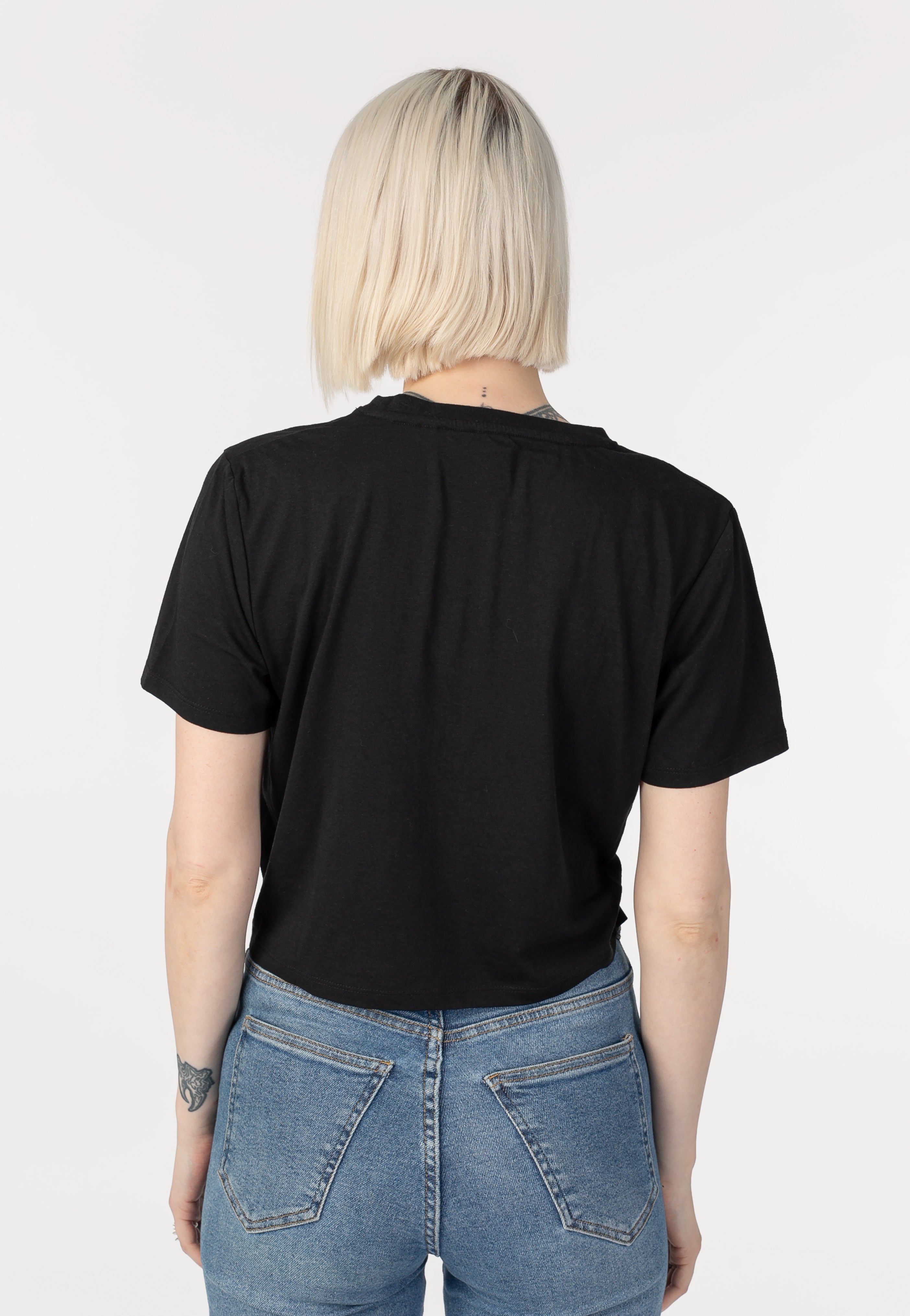 Fox Lake - Metal Logo Crop - Girly | Women-Image