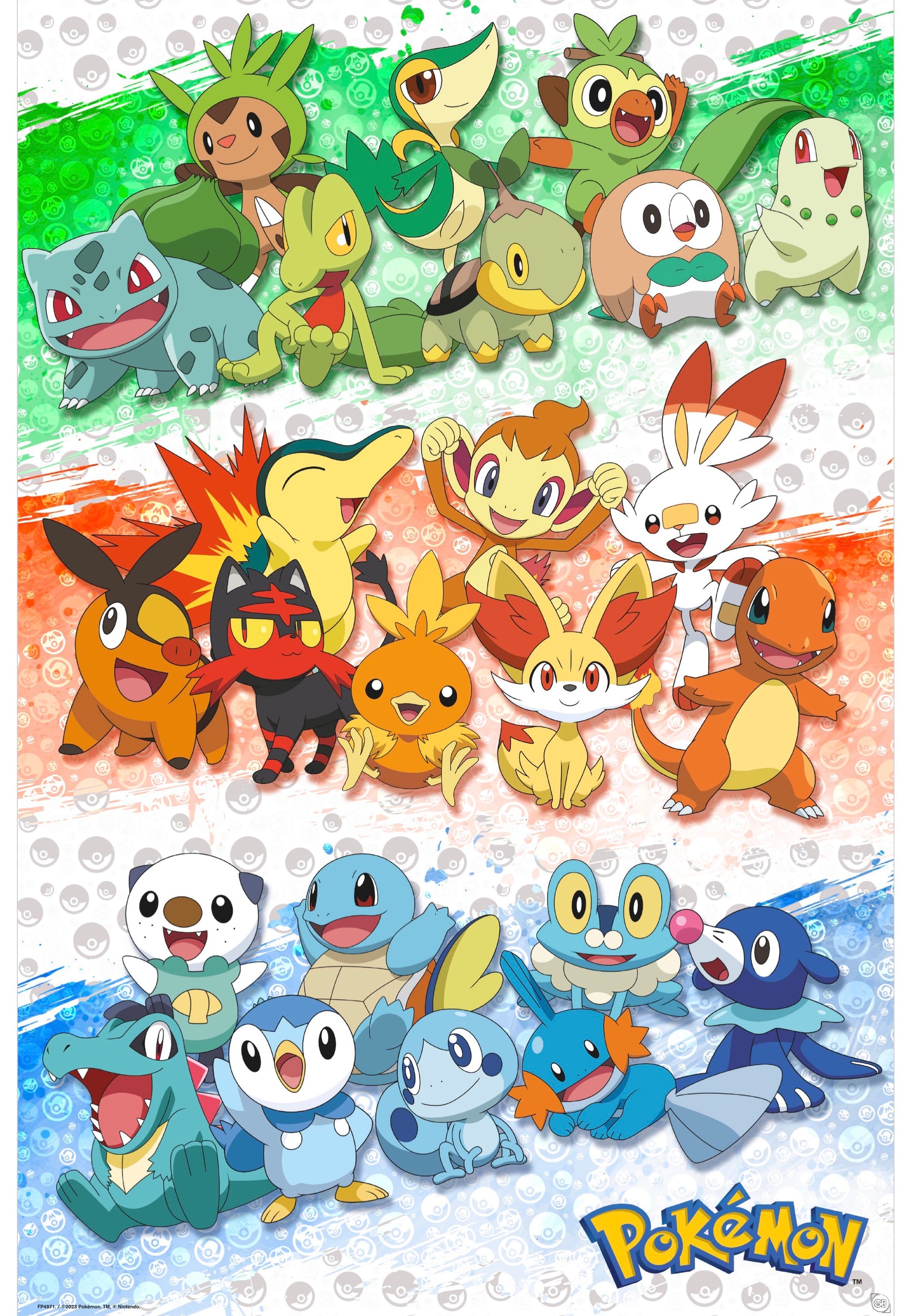 Pokémon - First Partners Maxi - Poster | Impericon