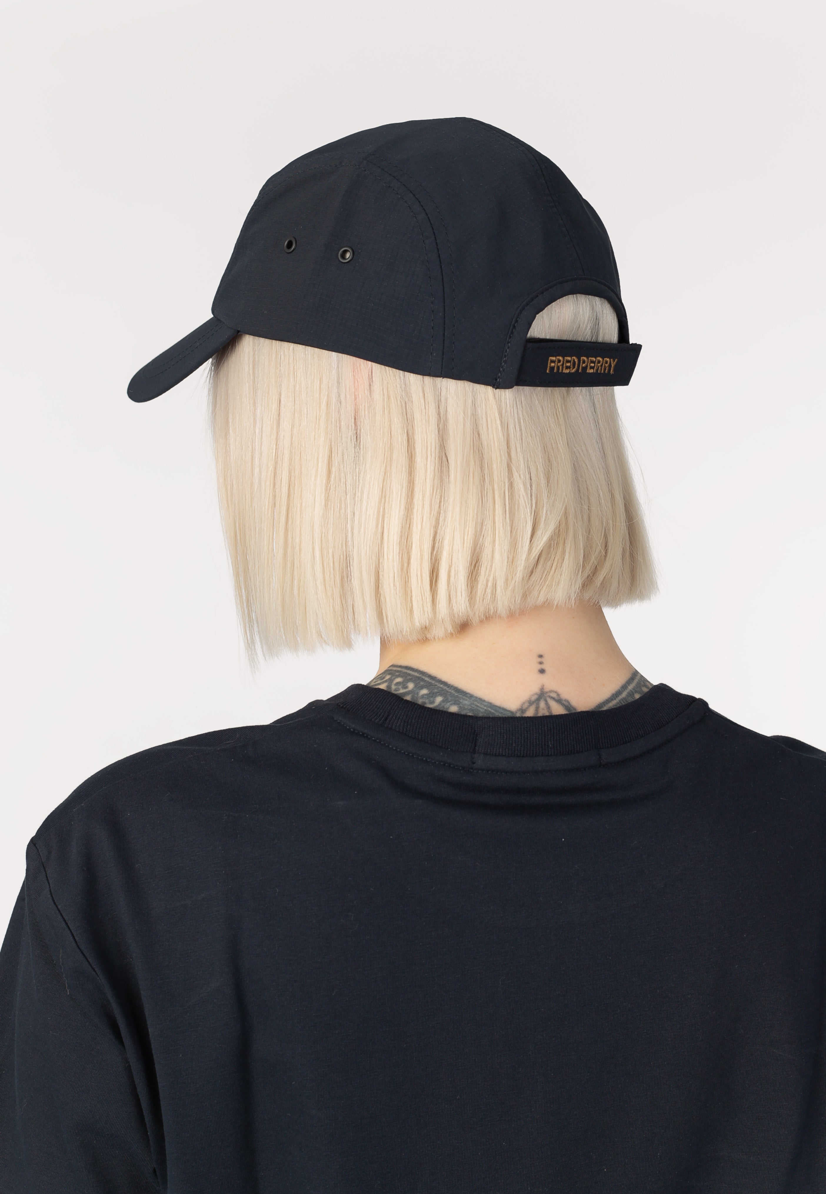 Fred Perry - 5 Panel Ripstop Navy - Cap | Neutral-Image