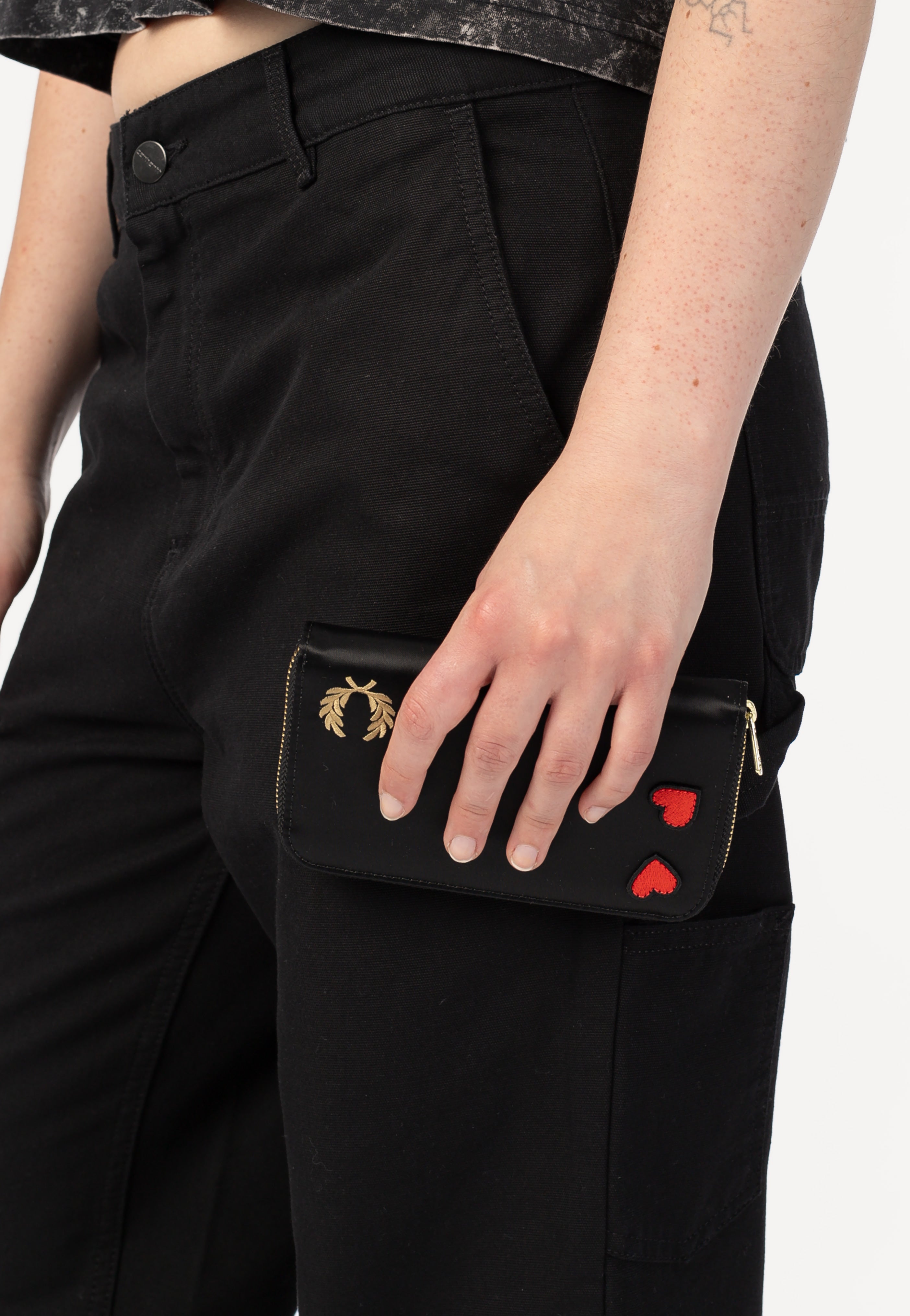 Fred Perry x Amy Winehouse - Amy Nylon Black - Wallet | Women-Image