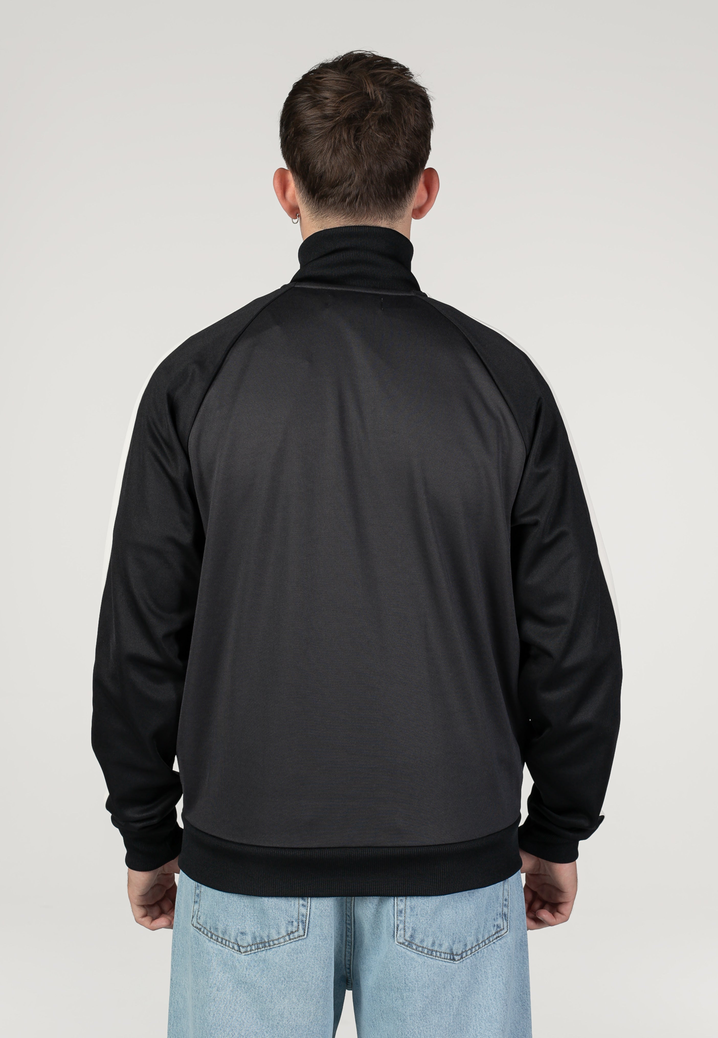 Fred Perry - Contrast Sleeve Anchor Grey - Track Jacket | Men-Image