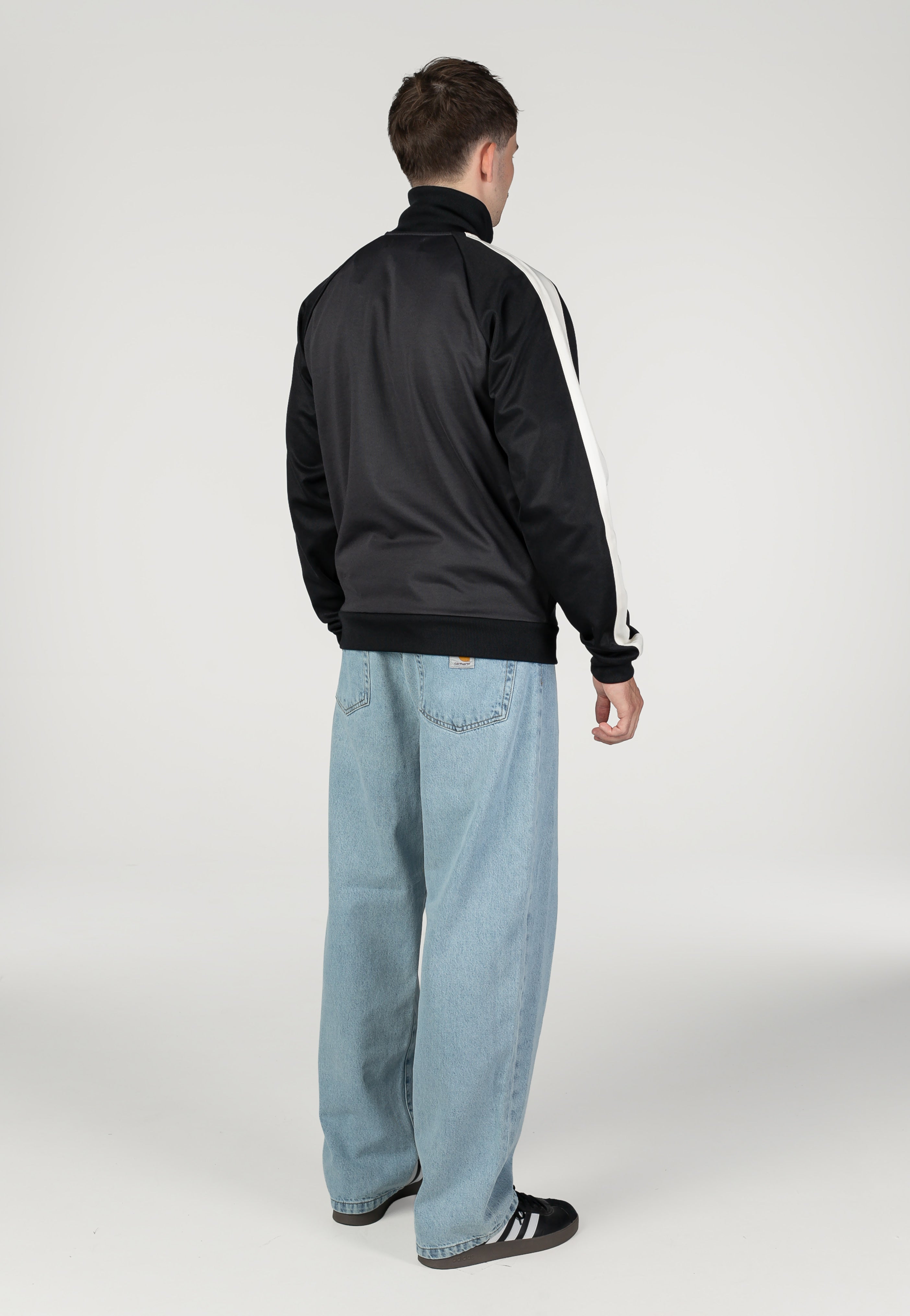 Fred Perry - Contrast Sleeve Anchor Grey - Track Jacket | Men-Image
