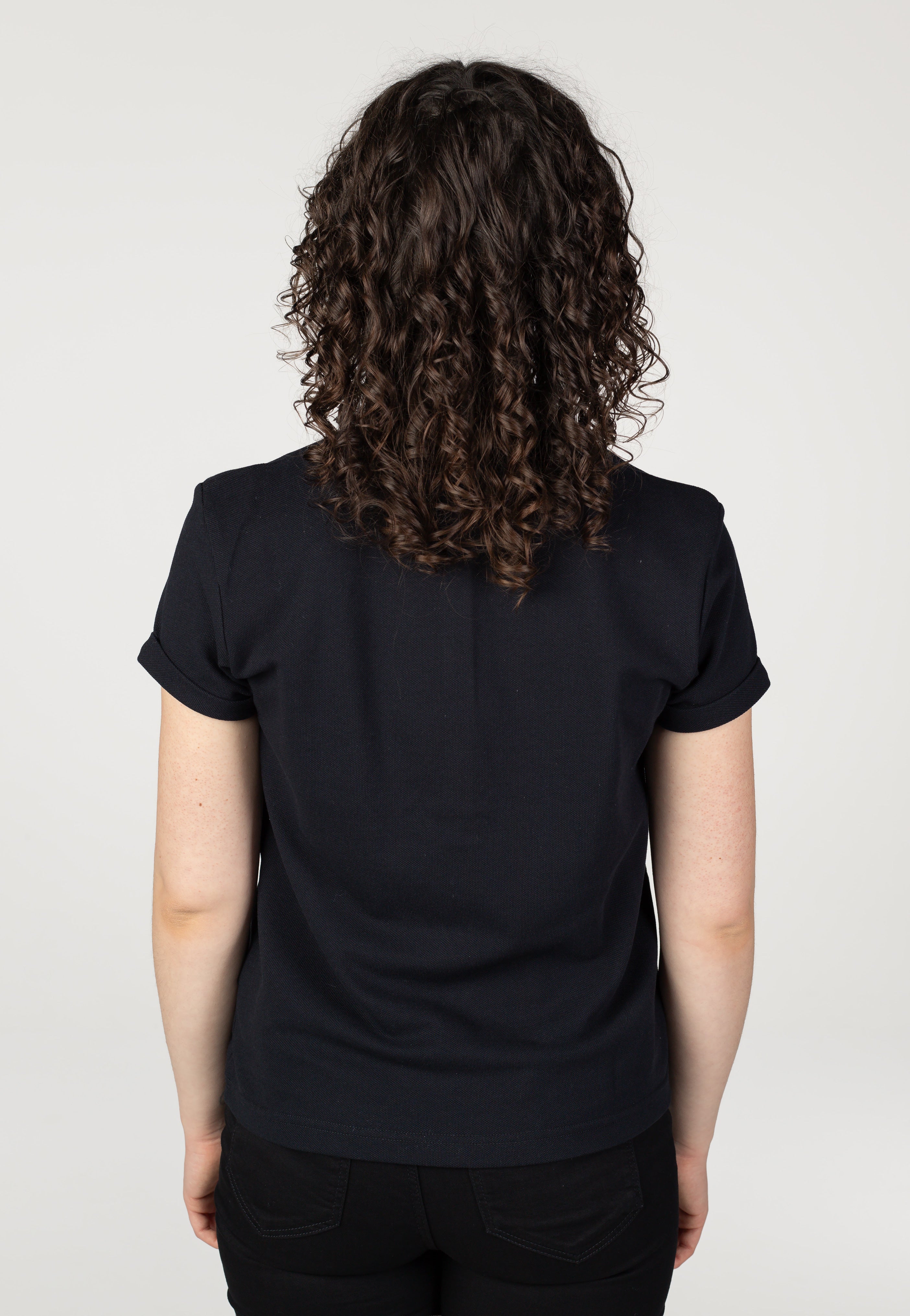 Fred Perry x Amy Winehouse - Tipped Black - Polo | Women-Image