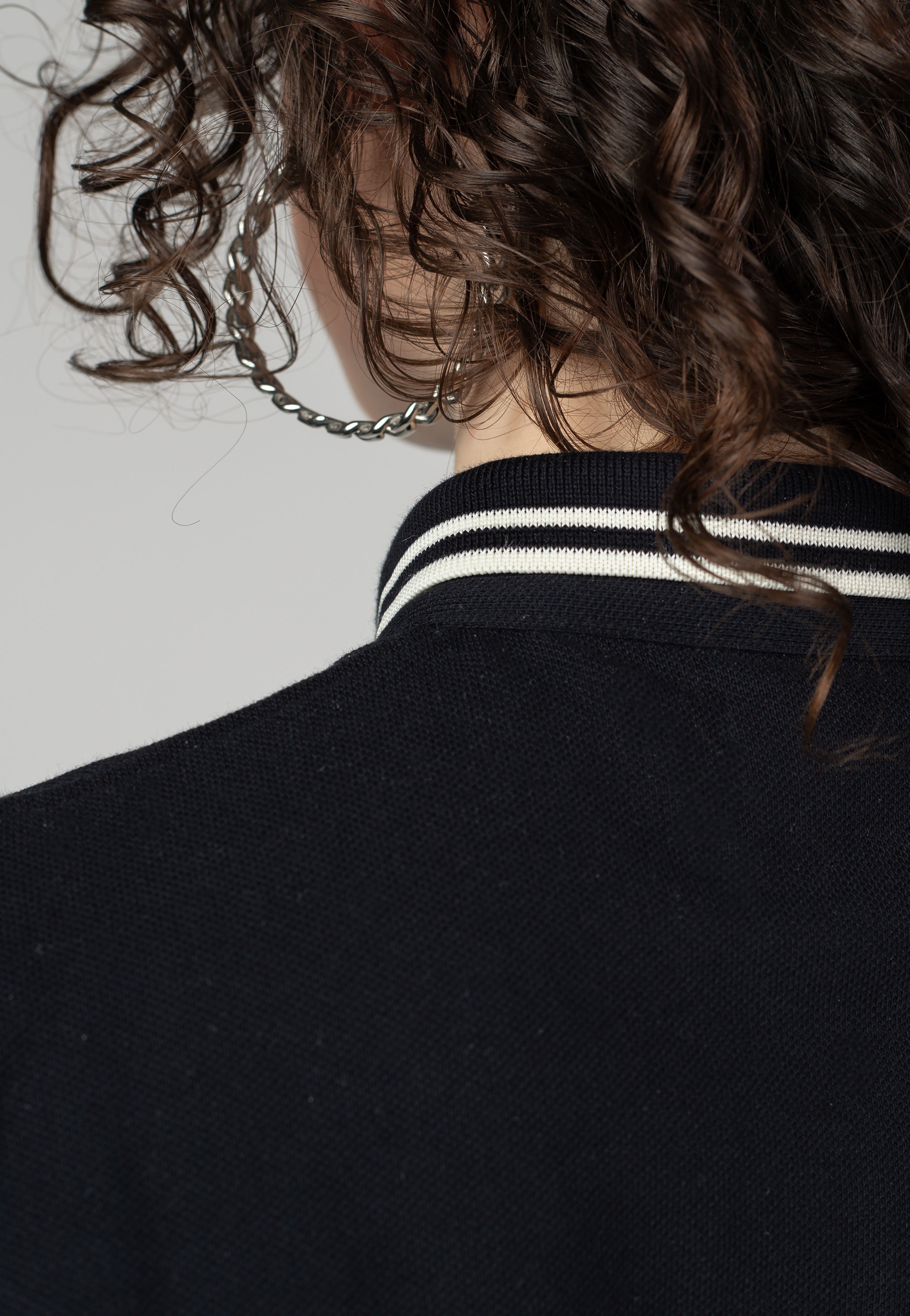 Fred Perry x Amy Winehouse - Tipped Black - Polo | Women-Image