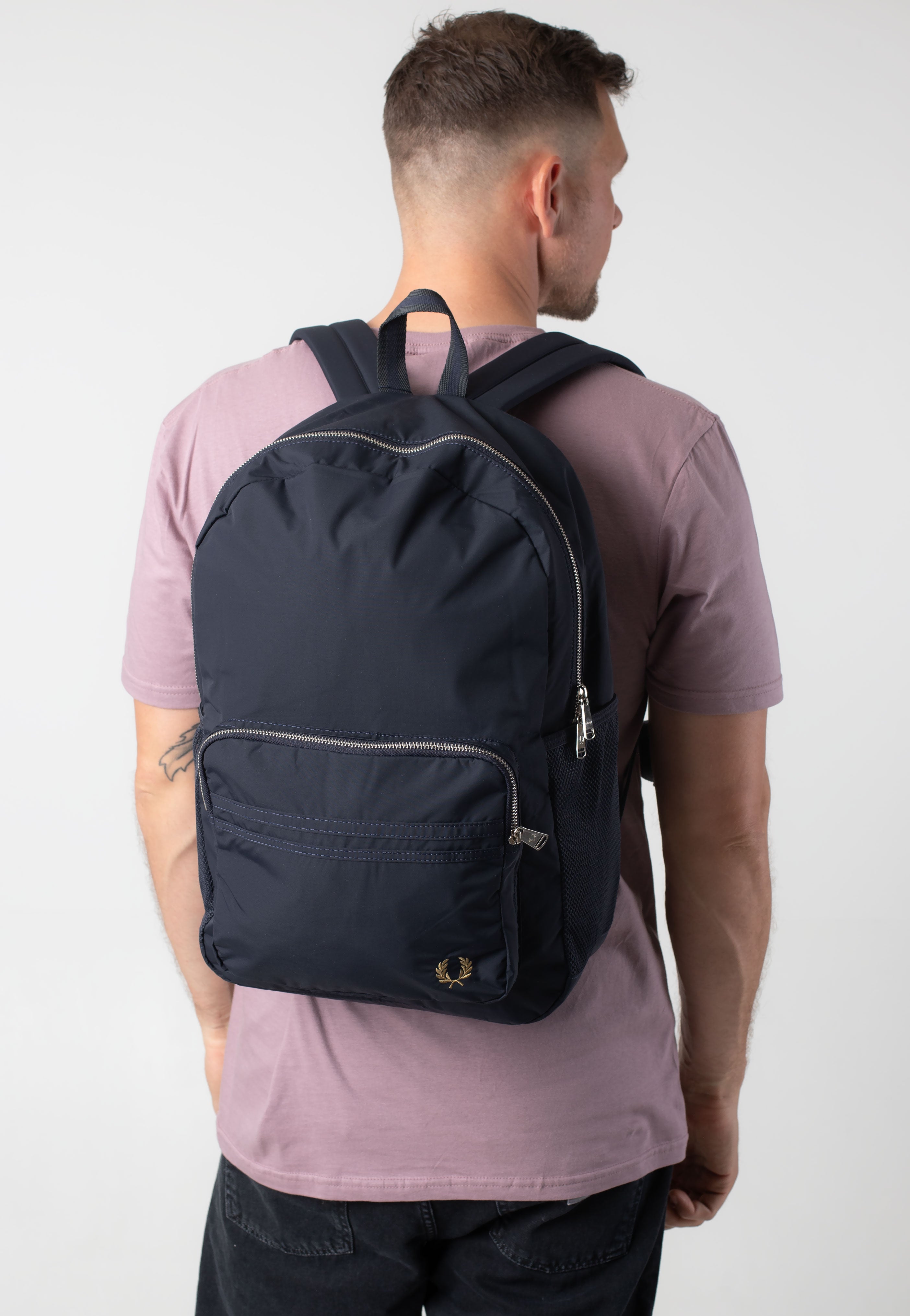 Fred Perry - Brentham Nylon Navy - Backpack | Impericon