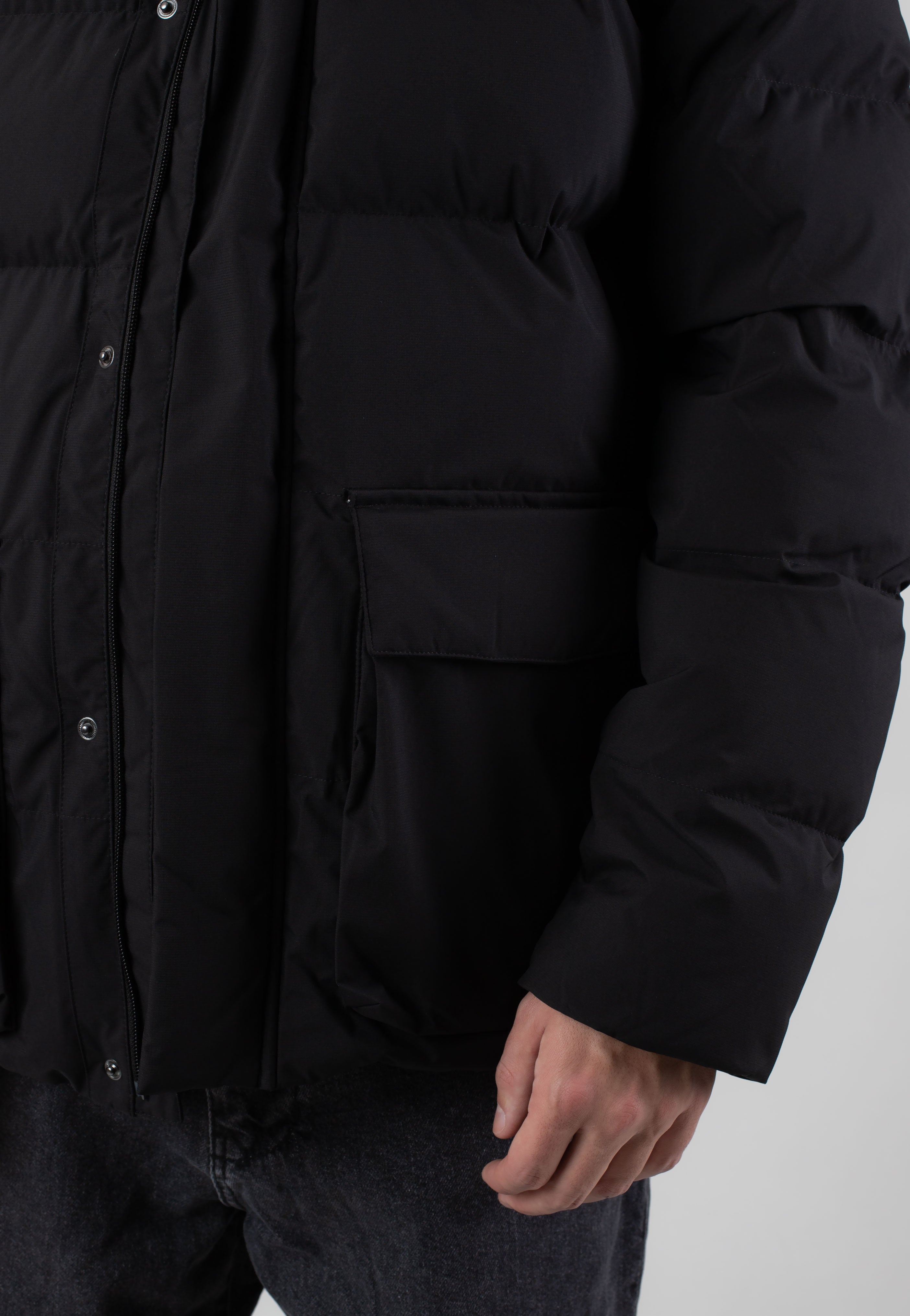 Fred Perry - Padded Pocket Detail Black - Jacket | Men-Image