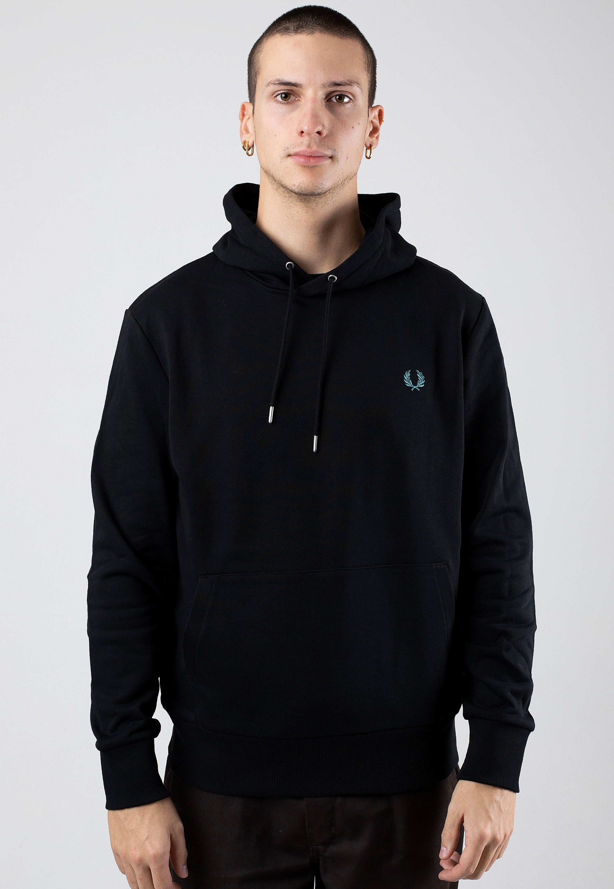 Fred Perry - Rave Graphic Black - Hoodie | Men-Image
