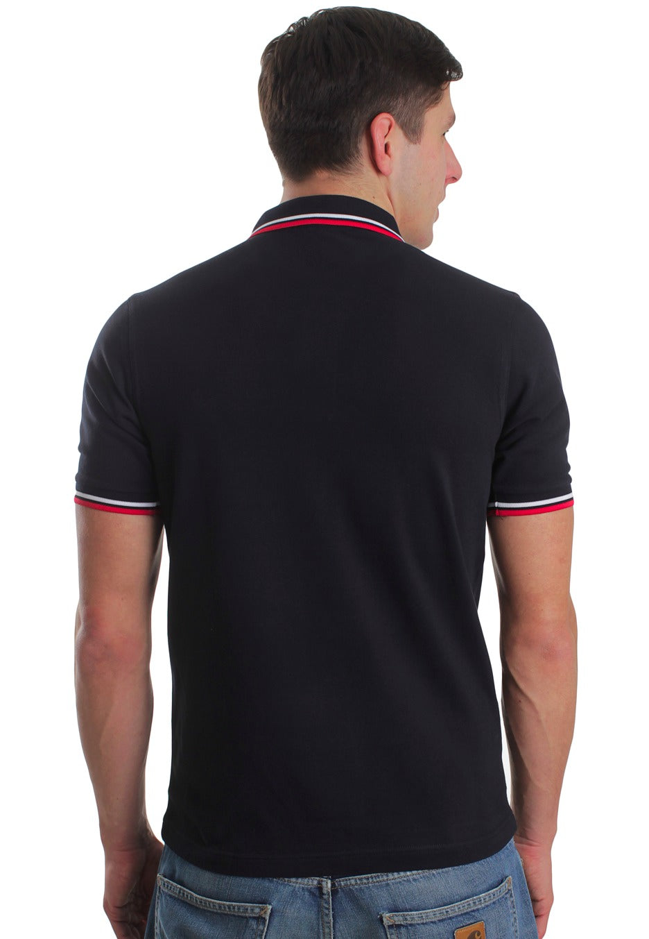 Fred Perry Slim Fit Twin Tipped Navy/White/Red Core - Polo | Impericon