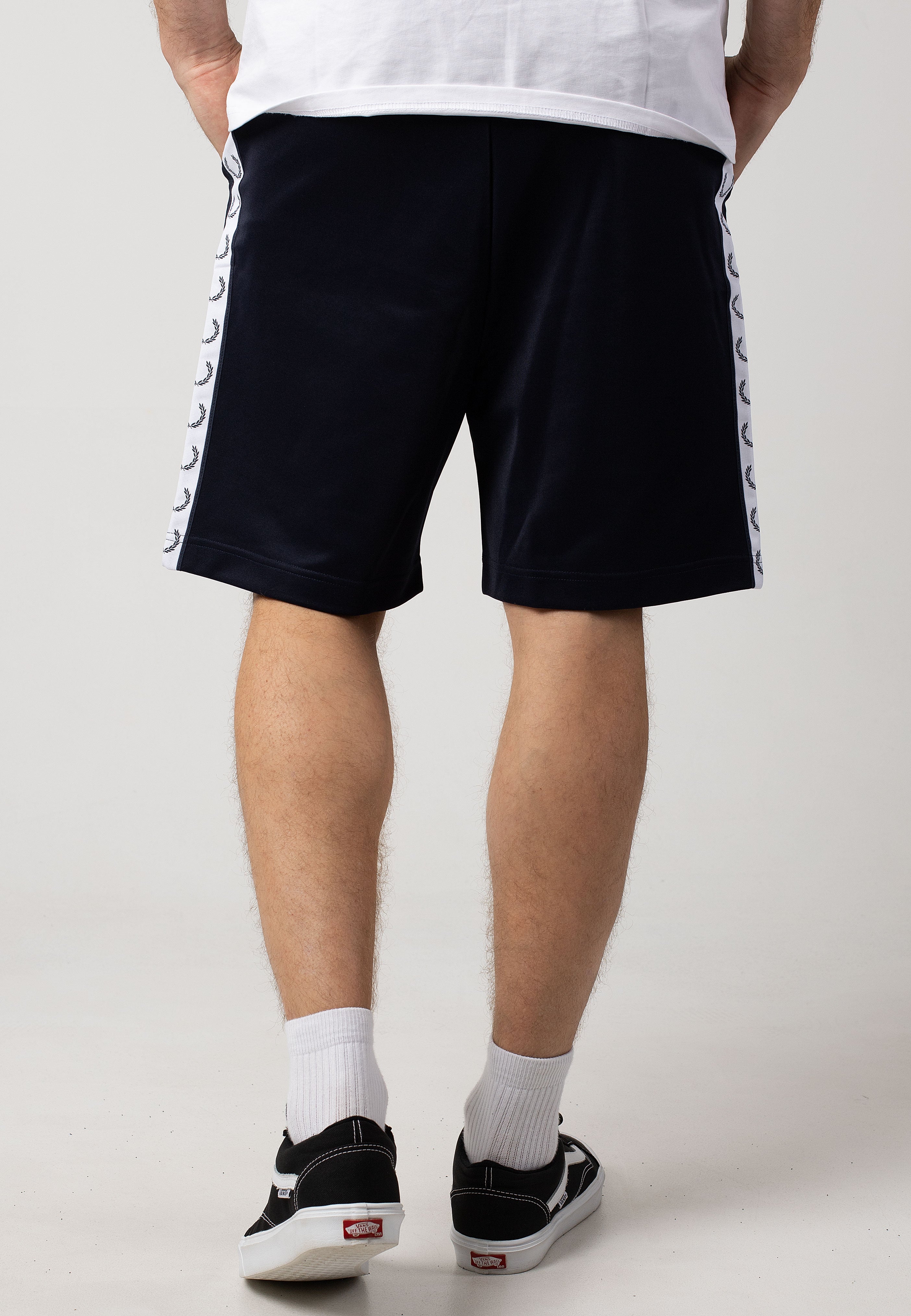 Fred Perry - Taped Tricot Carbon Blue - Shorts | Men-Image