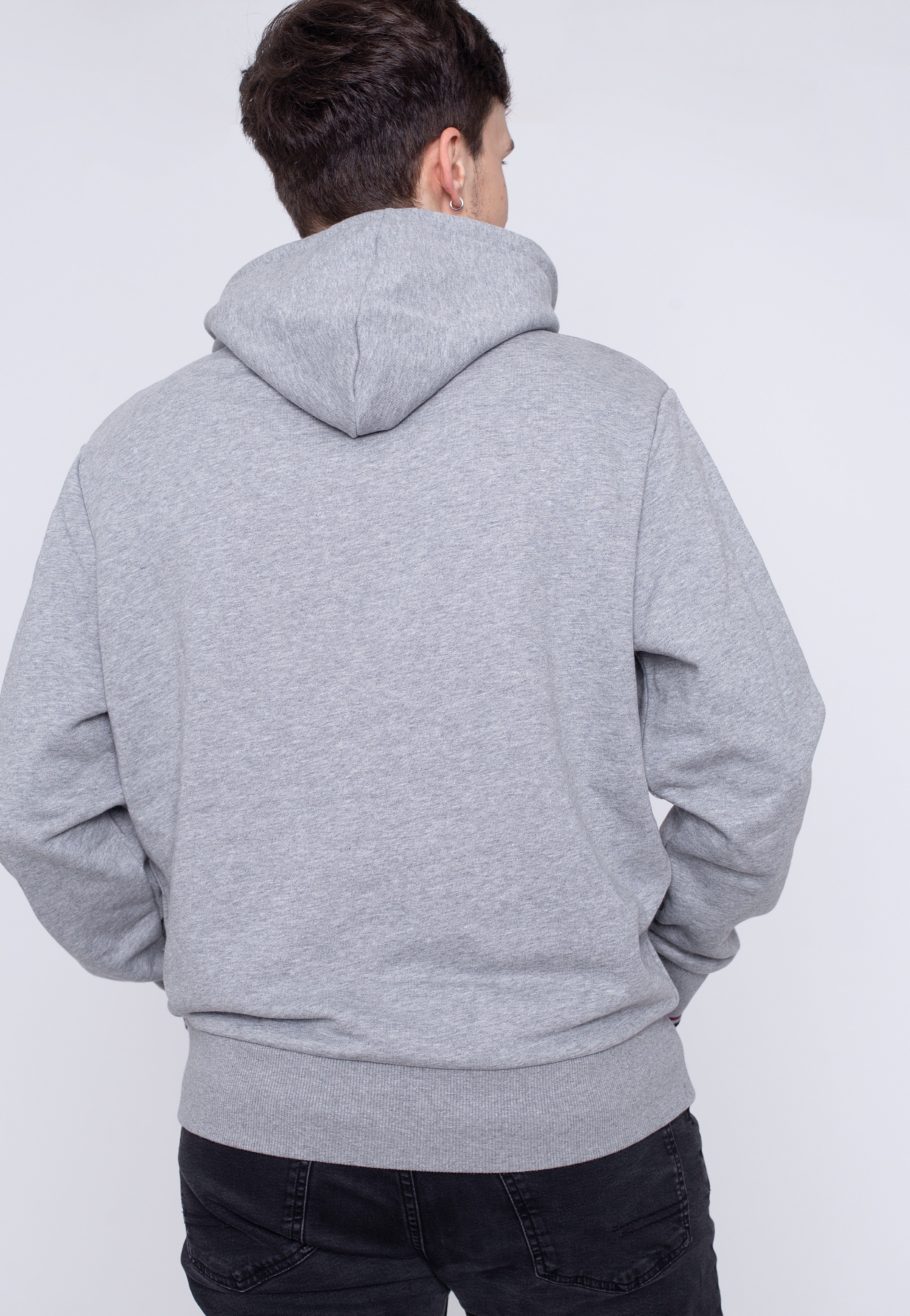 Fred Perry - Tipped Hooded Steel Marl - Hoodie | Impericon