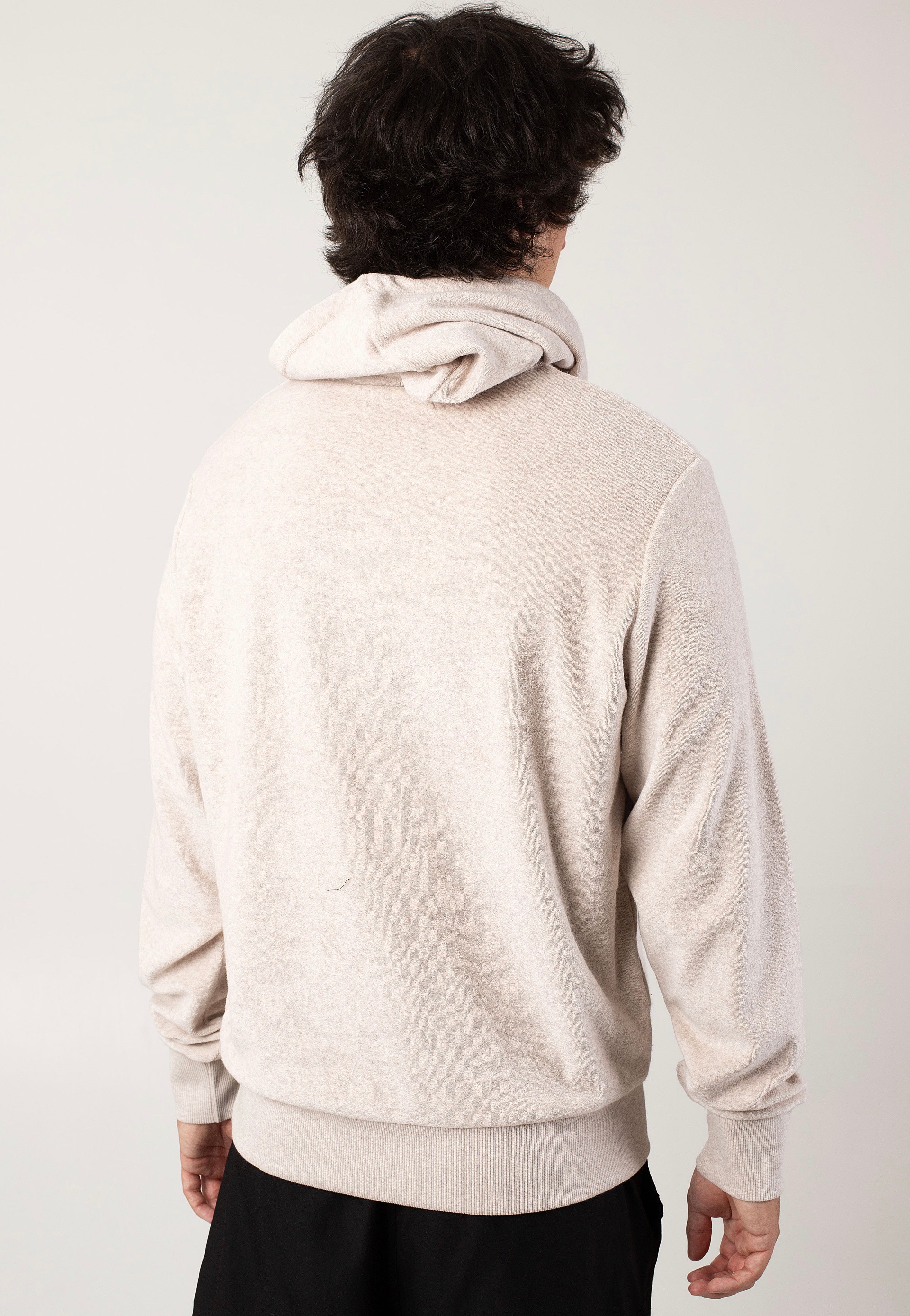 Fred Perry - Towelling Crew Neck Porridge Marl - Hoodie | Men-Image