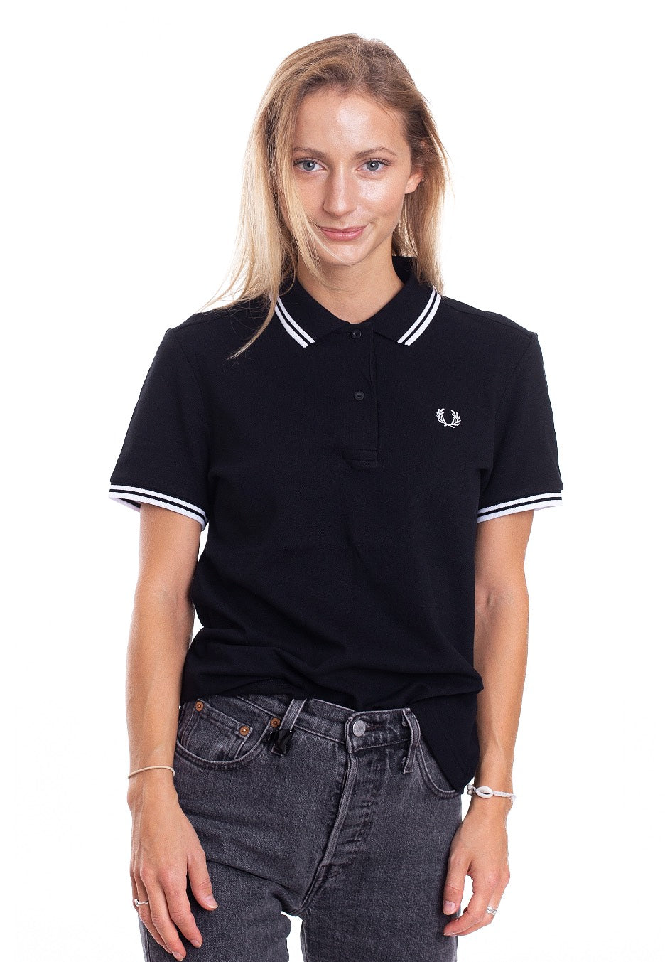 Fred Perry - Twin Tipped Black - Polo | Impericon