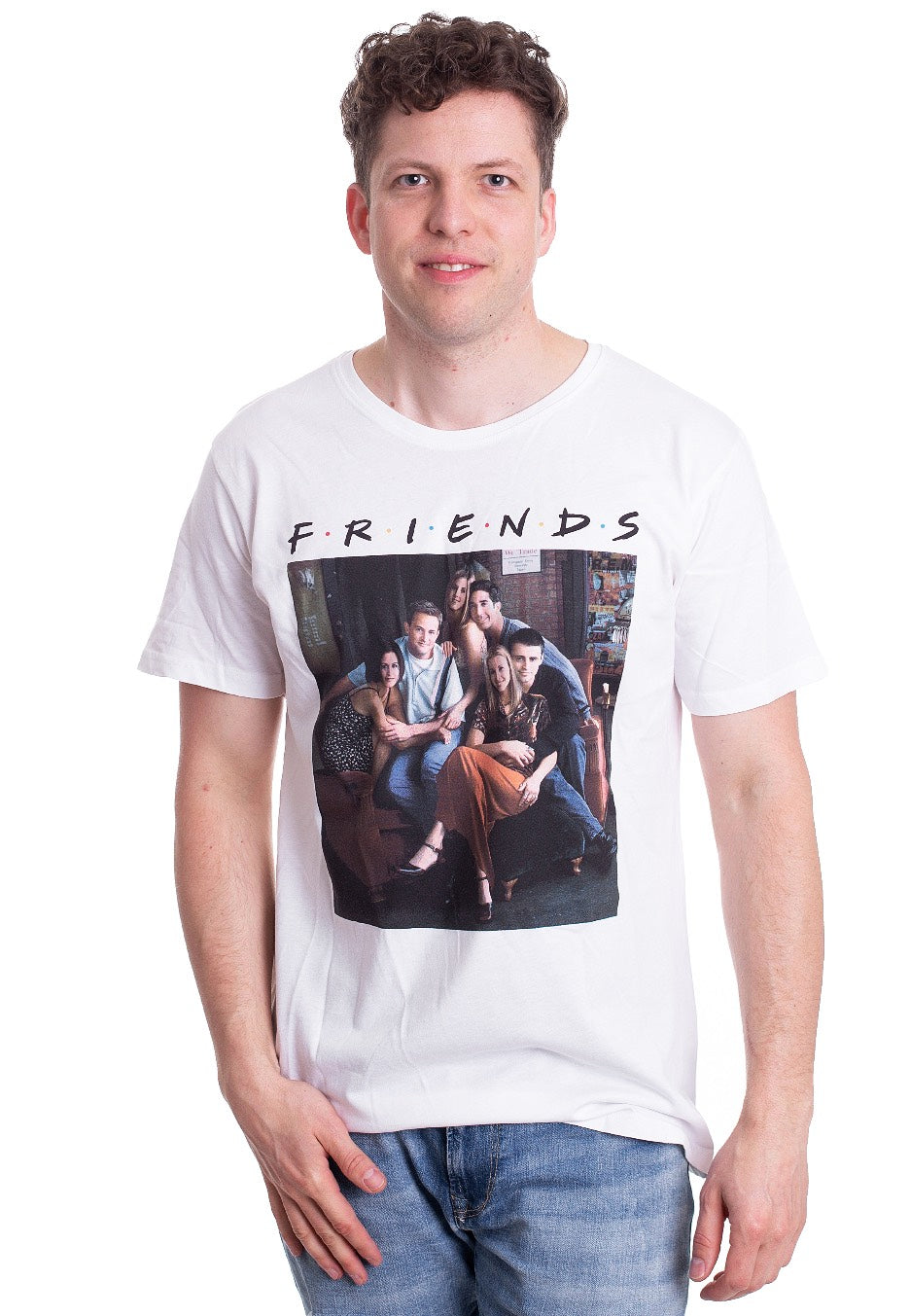 Friends - Group Photo White - T-Shirt | Men-Image