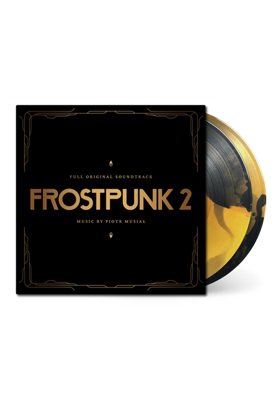 Frostpunk - Frostpunk 2 OST (Piotr Musial) Ltd. Gold & Black Yolk - Colored 2 Vinyl | Neutral-Image