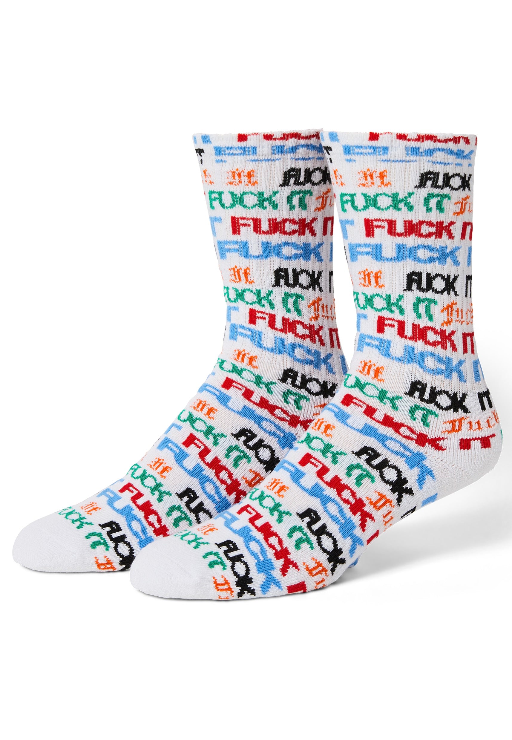 HUF - Fuck It Flyer White - Socks | Neutral-Image
