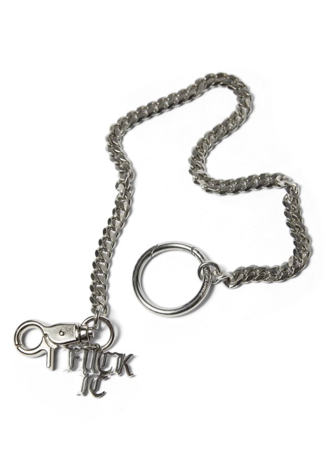 HUF Fuck It Wallet Silver Chains | Neutral-Image