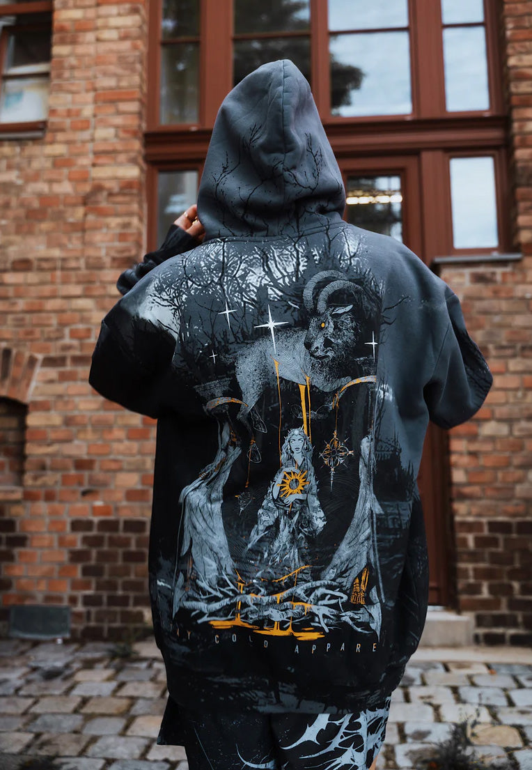 Stay Cold Apparel - Full Moon Ritual Oversized - Hoodie | Neutral-Image