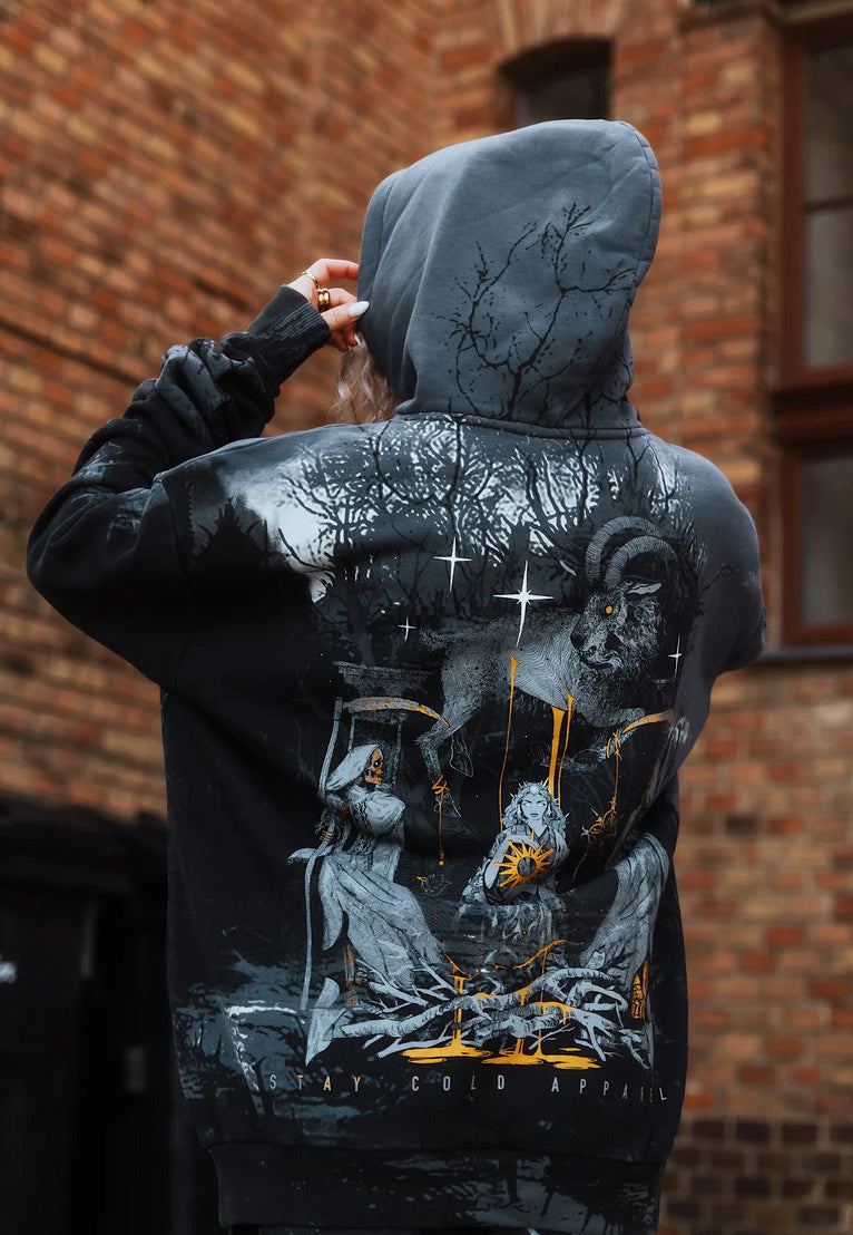 Stay Cold Apparel - Full Moon Ritual Oversized - Hoodie | Neutral-Image