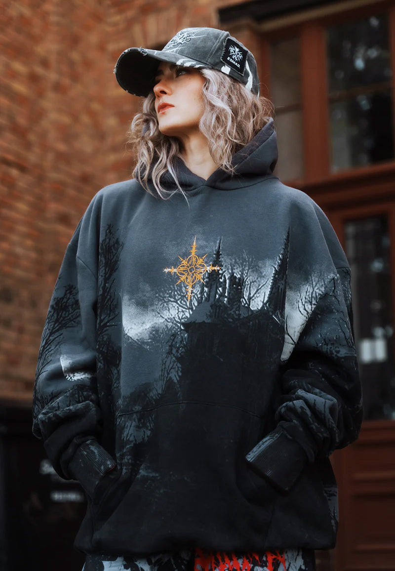 Stay Cold Apparel - Full Moon Ritual Oversized - Hoodie | Neutral-Image