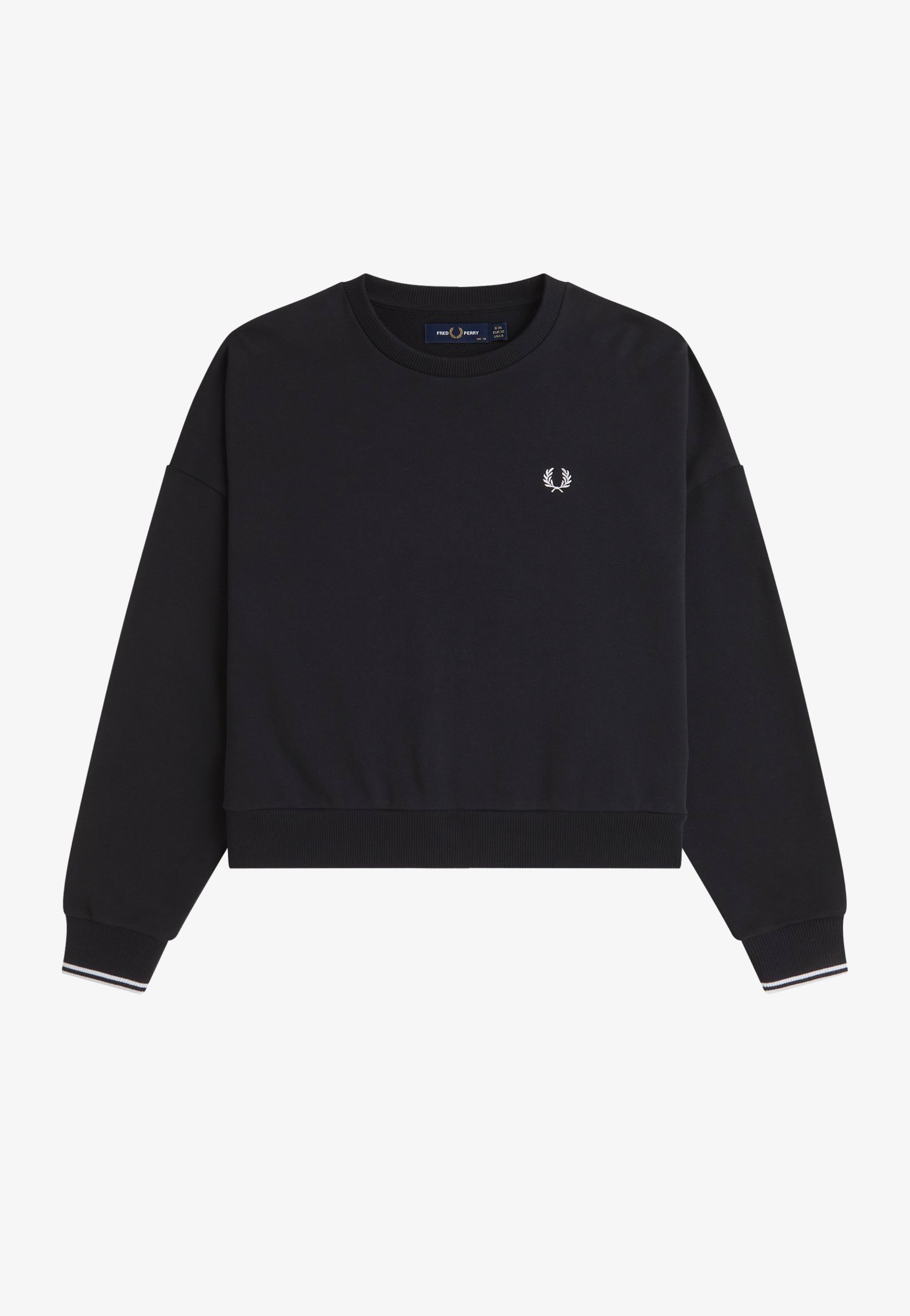 Fred Perry - Tipped Black - Sweater | Women-Image