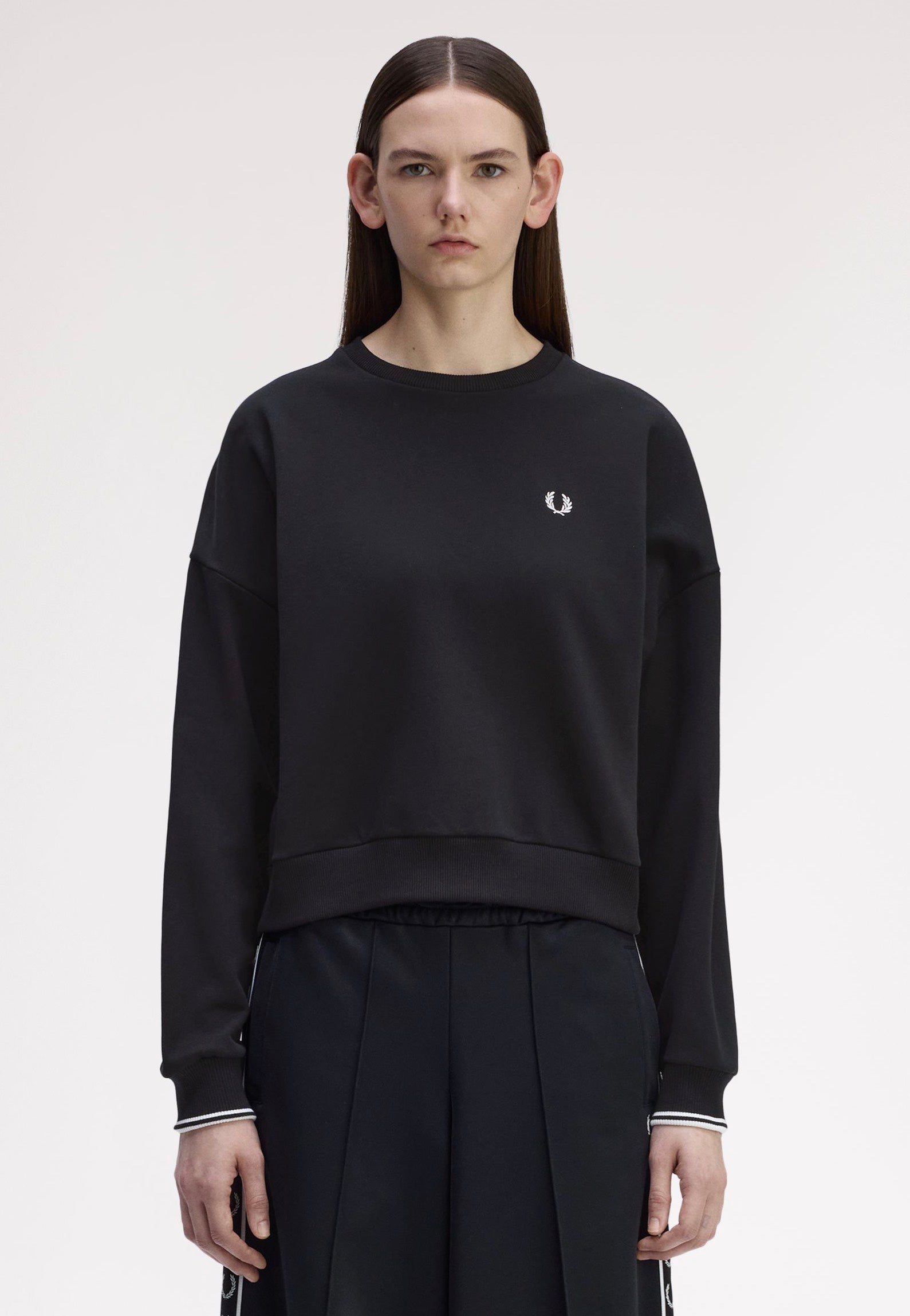Fred Perry - Tipped Black - Sweater | Women-Image