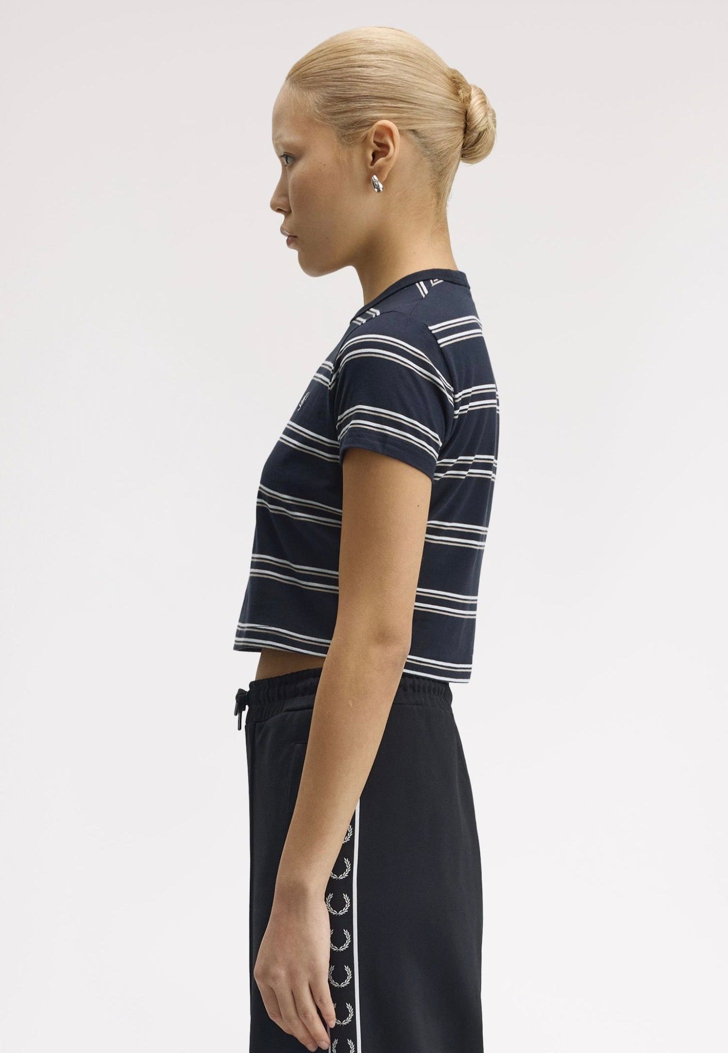 Fred Perry - Striped Navy - T-Shirt | Women-Image