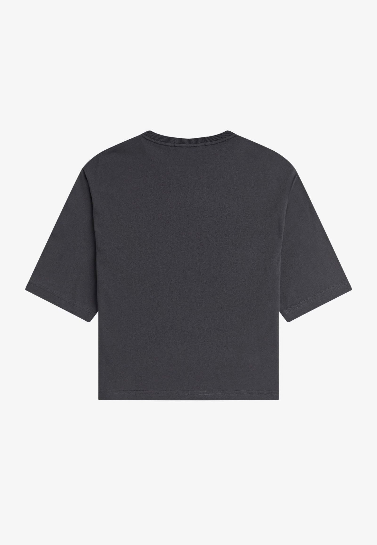 Fred Perry - Glitter Print Anchor Grey - T-Shirt | Women-Image