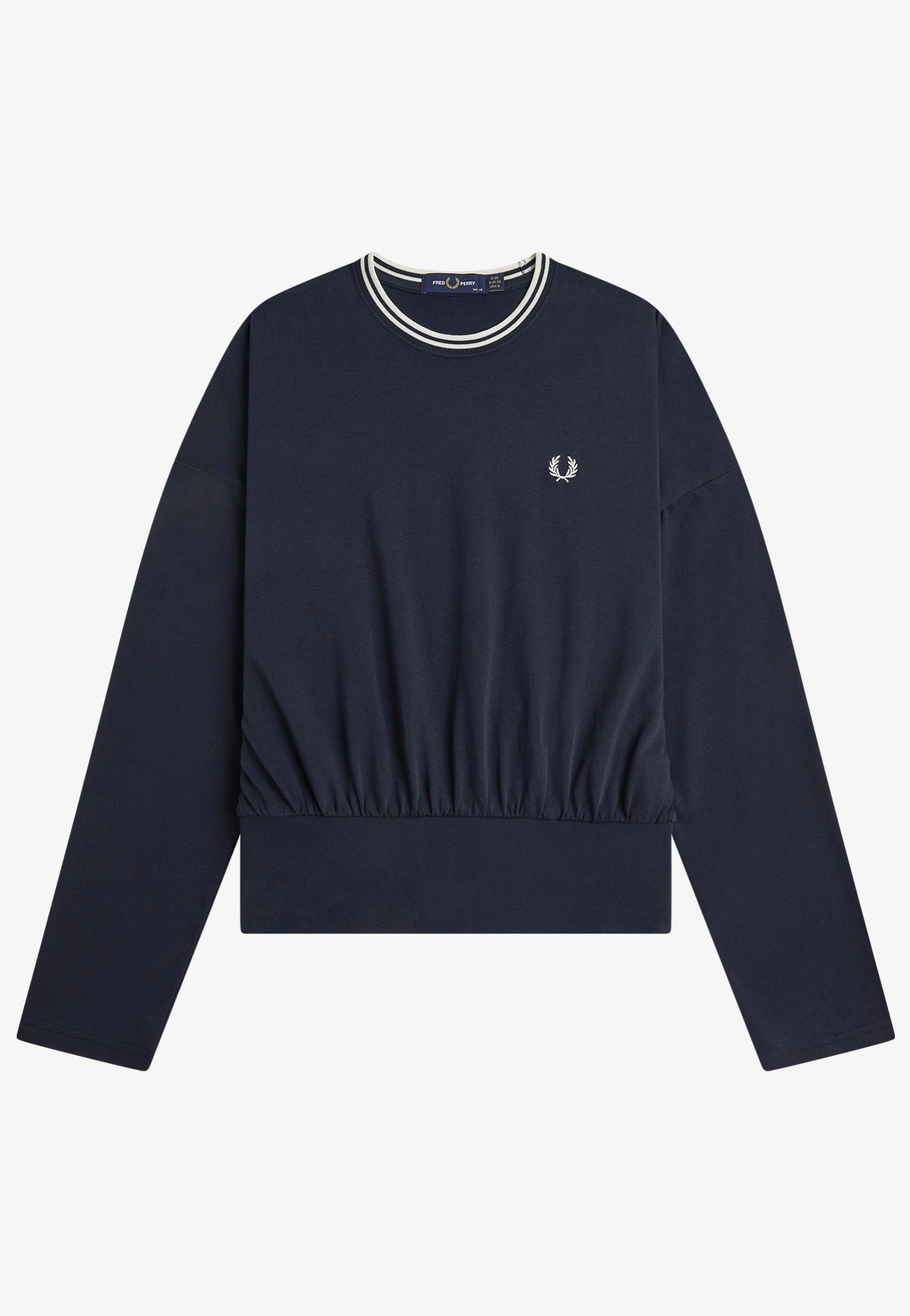 Fred Perry - Twin Tipped Navy - Longsleeve | Women-Image