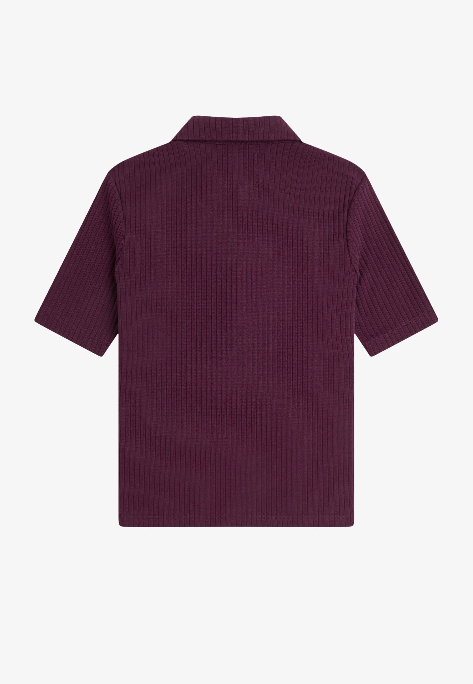 Fred Perry - Wide Rib Plum - Polo | Women-Image