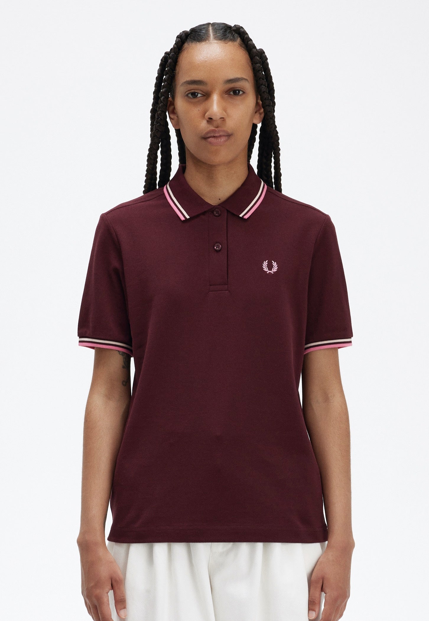 Fred Perry - Twin Tipped Oxblood - Polo | Women-Image